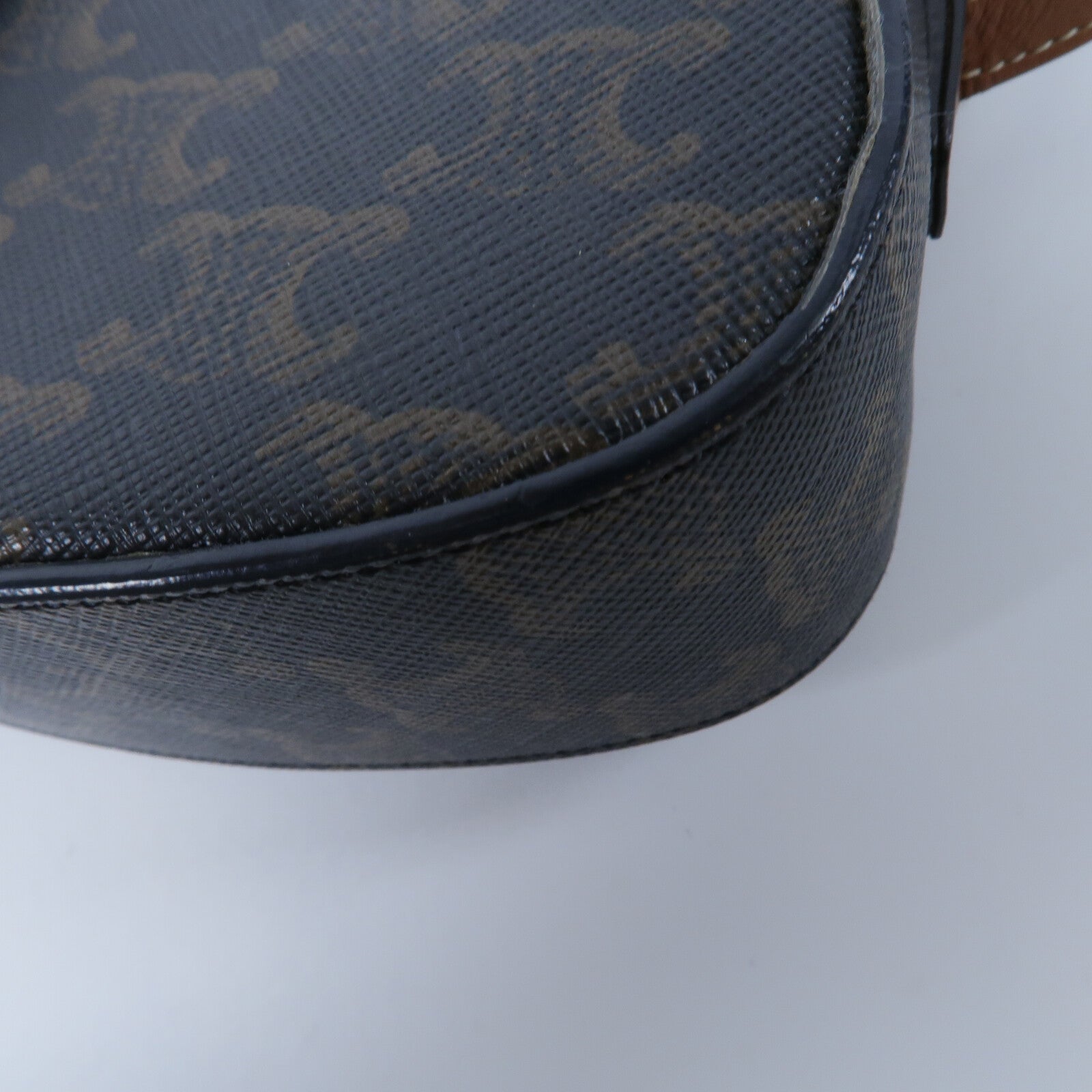 CELINE 塗層帆布Clutch On Strap Tabou手挽肩背兩用袋