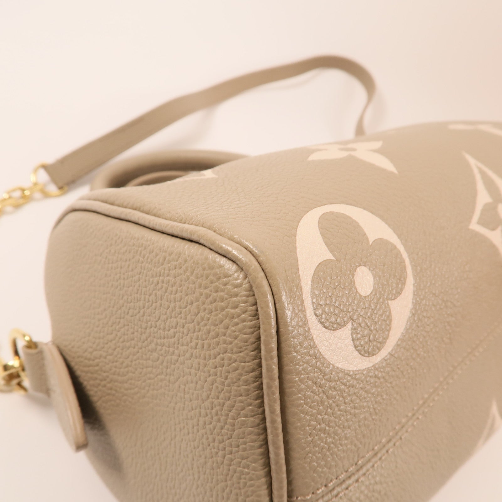 LOUIS VUITTON Monogram Empreinte Speedy Bandouliere 20金扣手挽肩背兩用袋