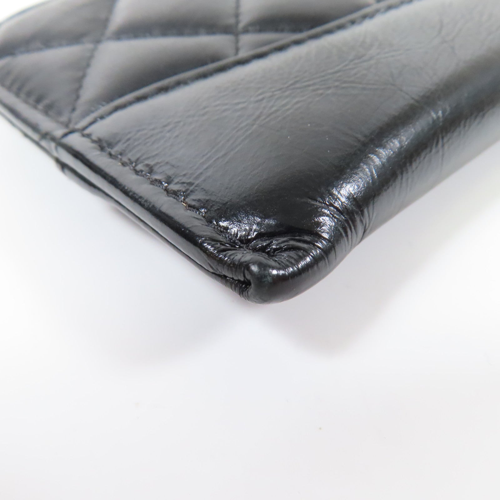CHANEL【激減優惠】 牛皮皮革Long Wallet金扣長錢包