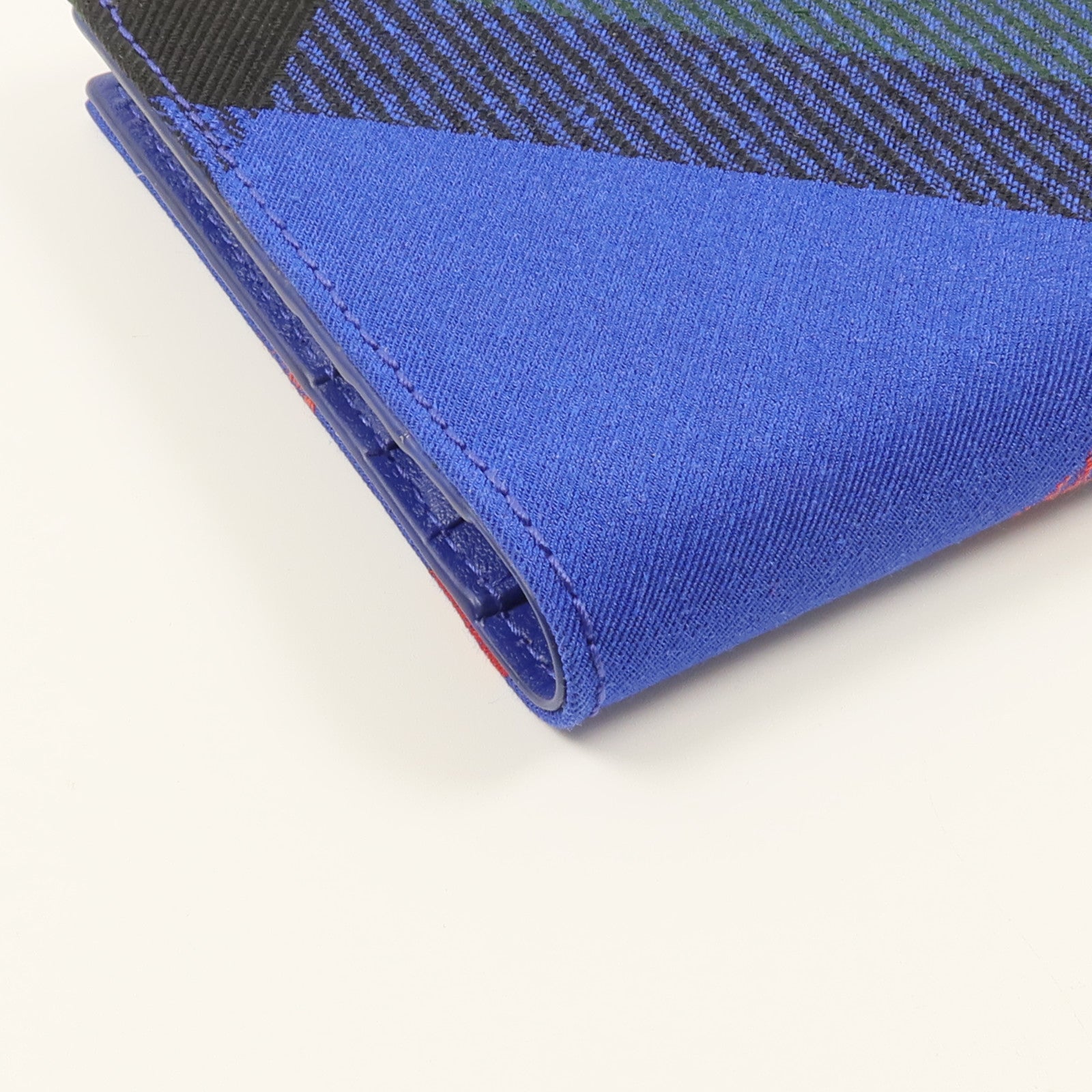 BURBERRY 棉質/聚氨酯/羊皮皮革Bifold Wallet長錢包