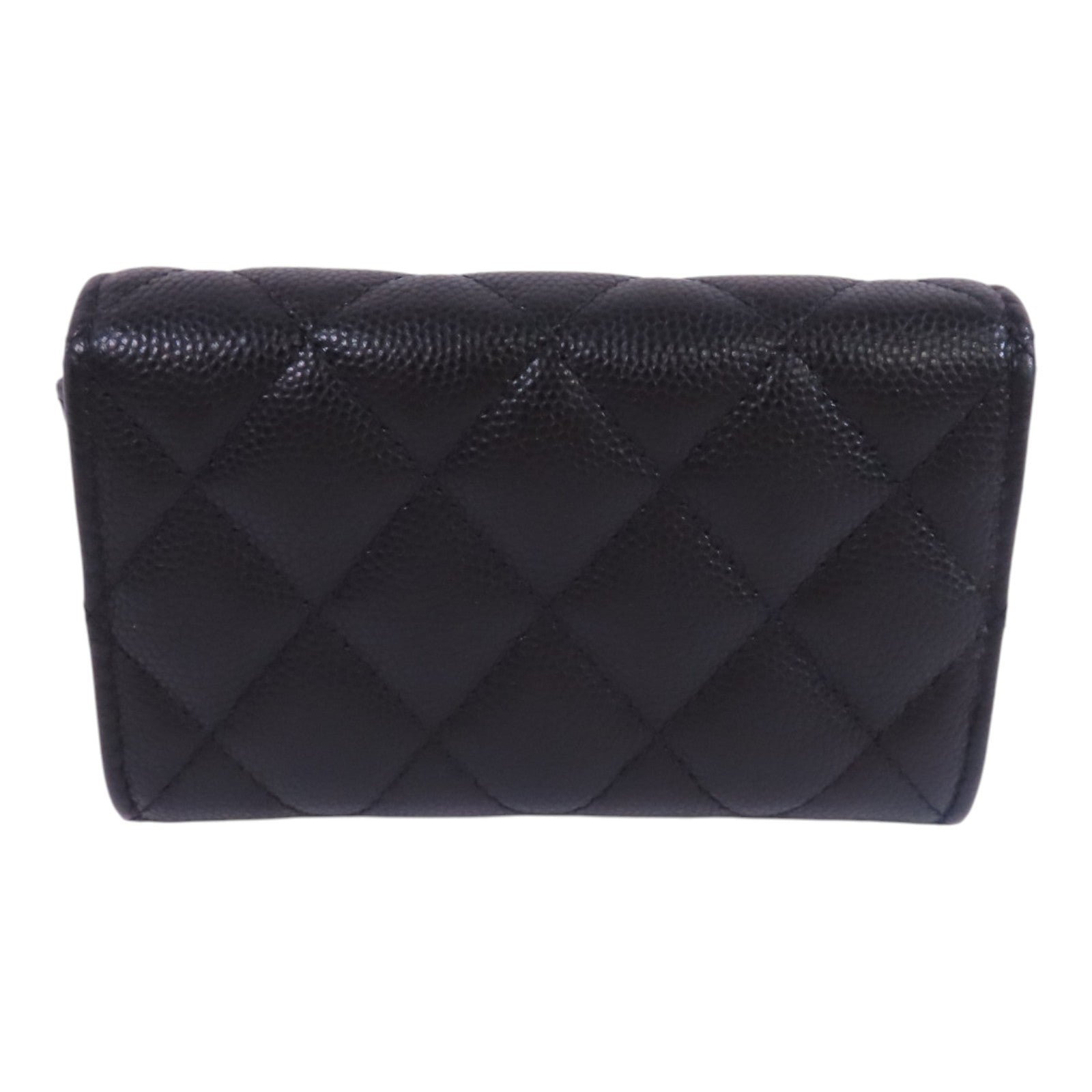 CHANEL 牛皮皮革Card Case金扣卡套