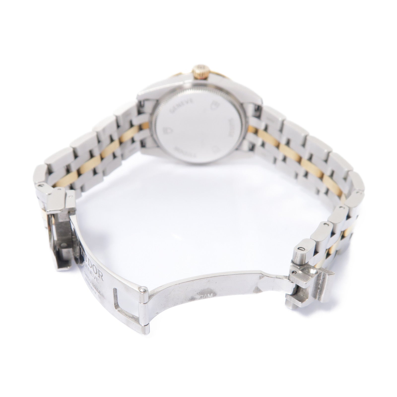 TUDOR Glamour Date18K黃金/不鏽鋼手錶自動機芯金色