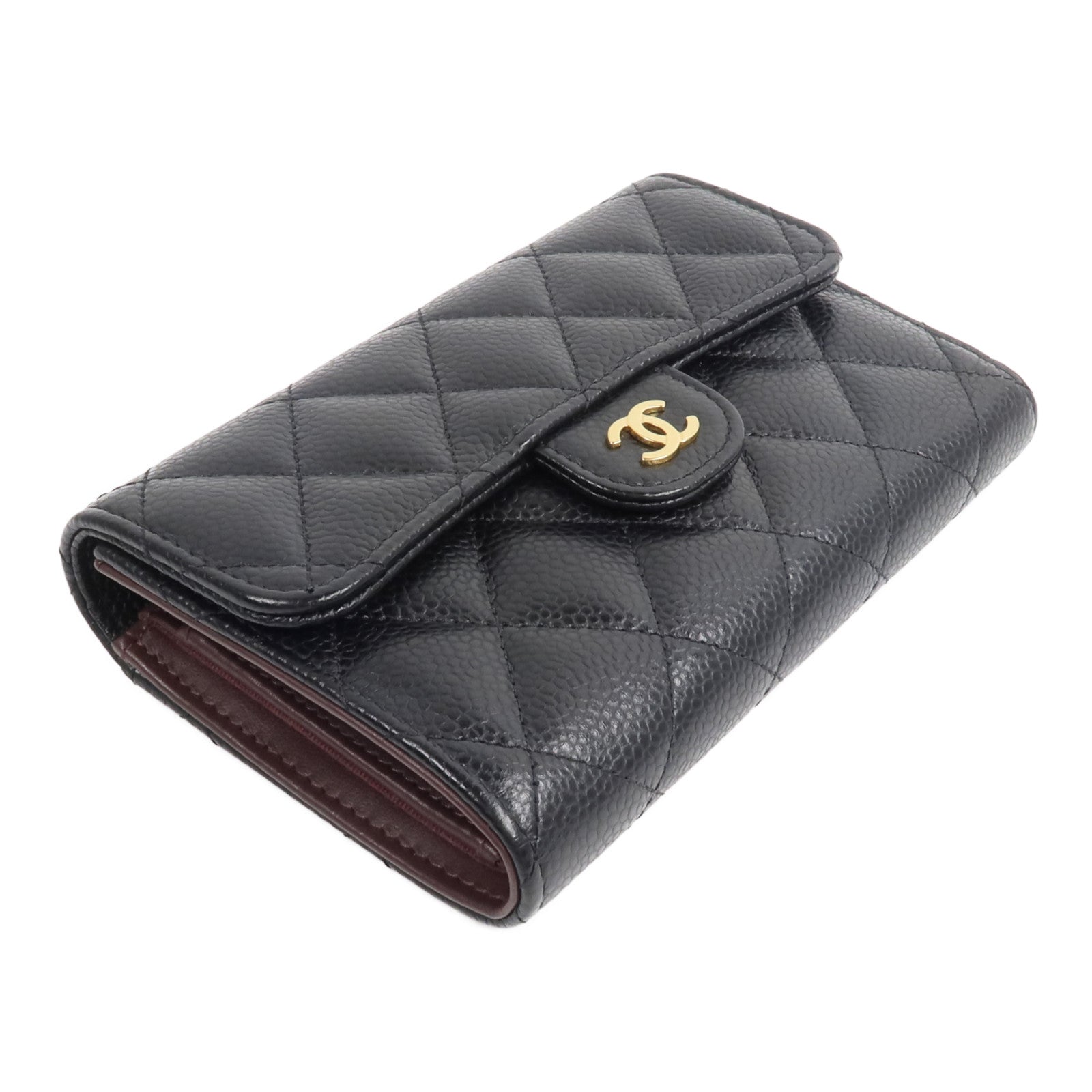 CHANEL 牛皮皮革Classic Medium Flap Wallet長錢包