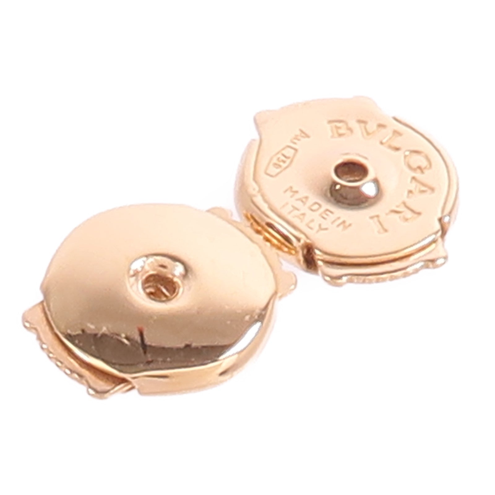 BVLGARI 18K玫瑰金Diamond Earring鑽石耳環
