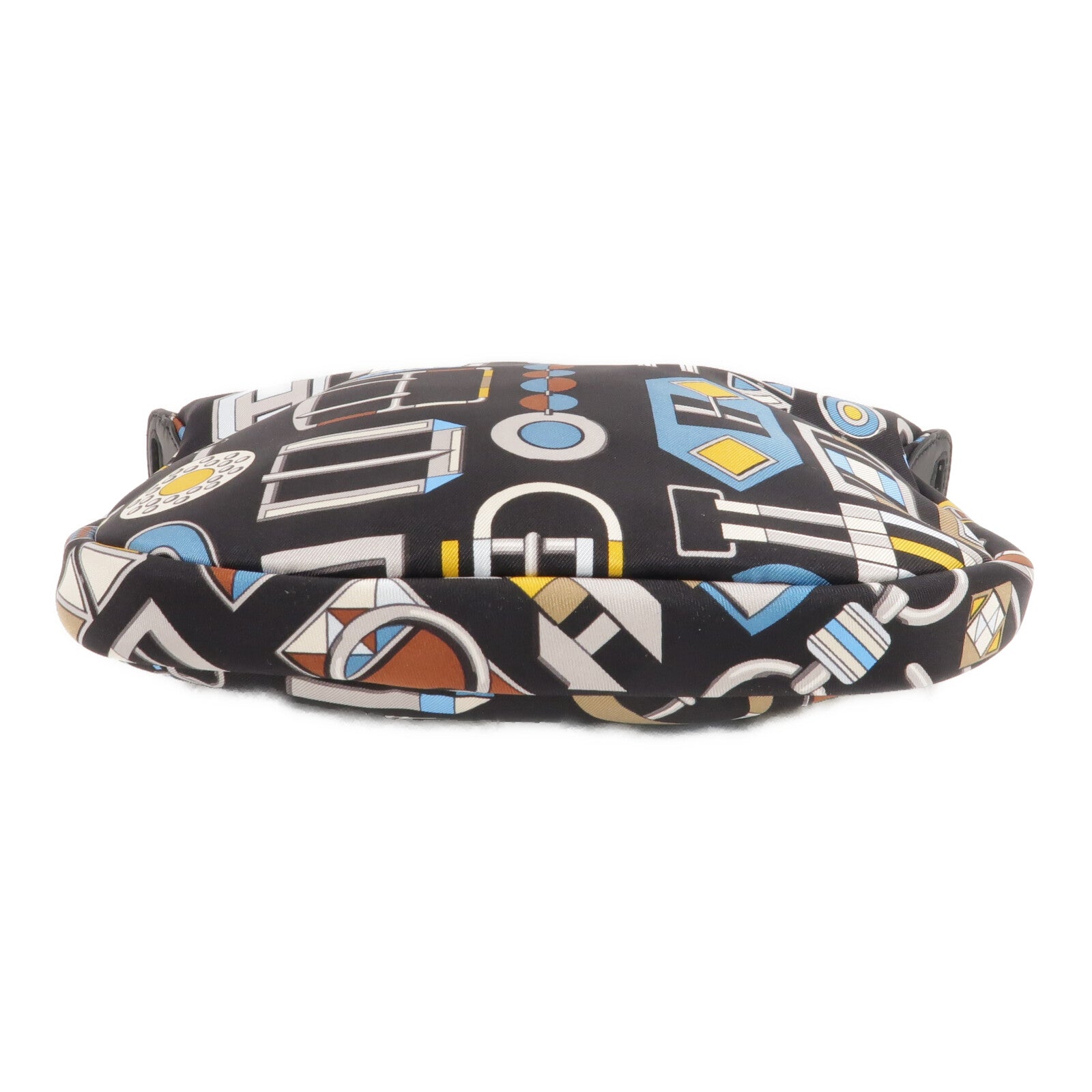 HERMES 絲質Sursoie To Go Pouch肩背袋Black