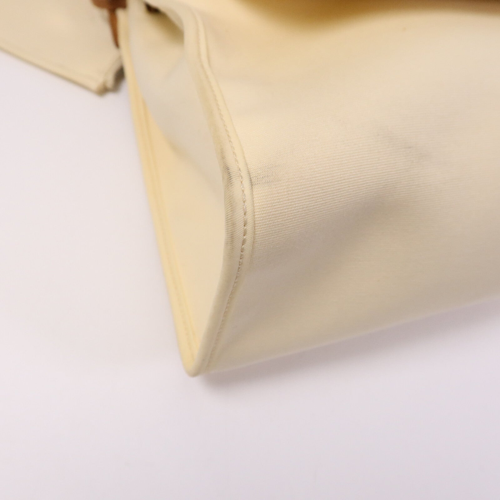HERMES 帆布Herbag PM手挽肩背兩用袋Gold/Vanille