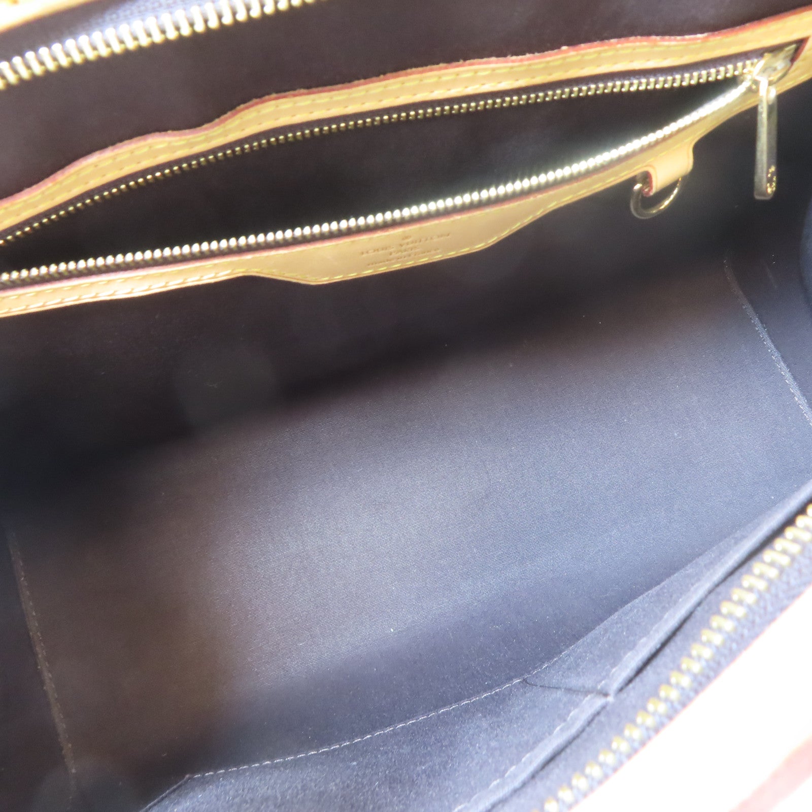 LOUIS VUITTON Monogram Vernis Blair MM金扣手挽肩背兩用袋酒紅色