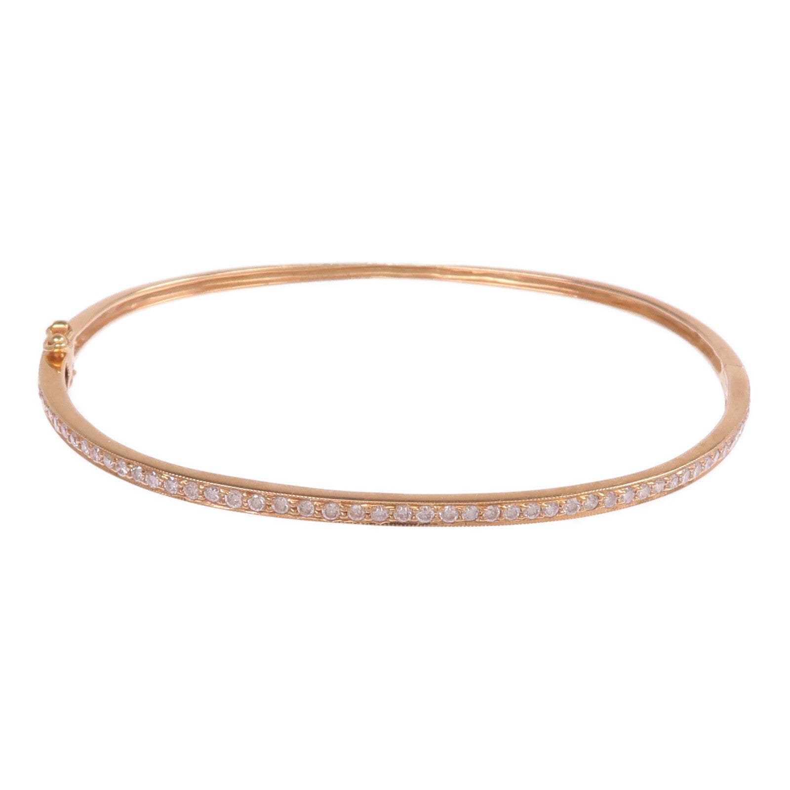 JEWELRY 18K玫瑰金Diamond Bangle Bracelet鑽石手鐲