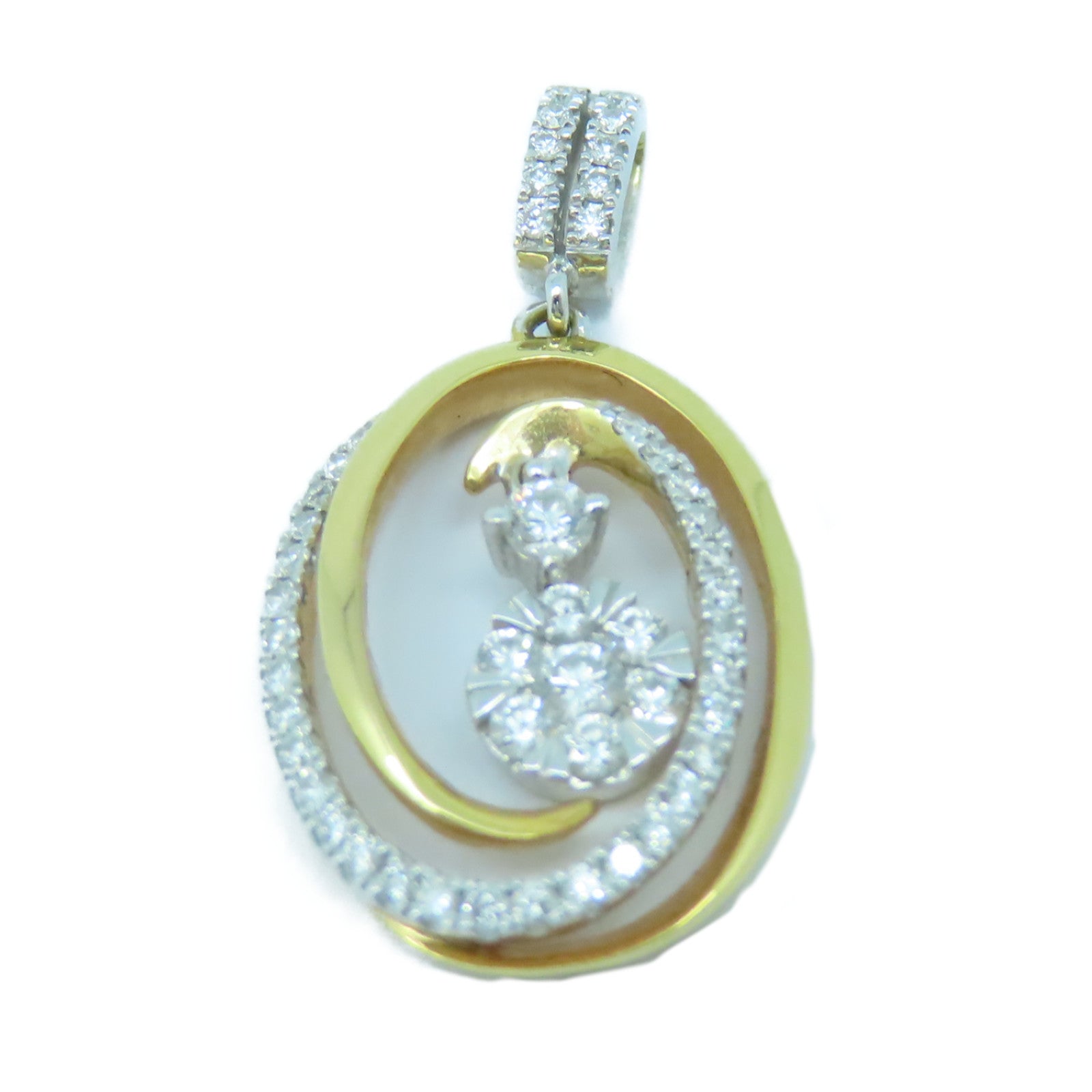 JEWELRY 【激減優惠】18K黃金Diamond Pendant 0.29ct鑽石吊墜