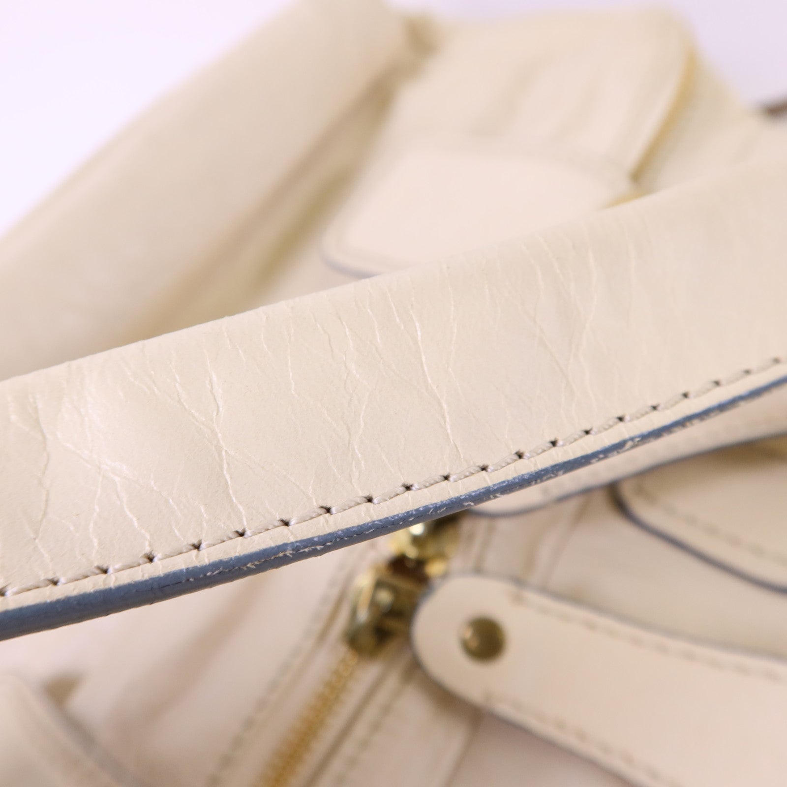 Chloe 牛皮皮革Handbag金扣手挽袋