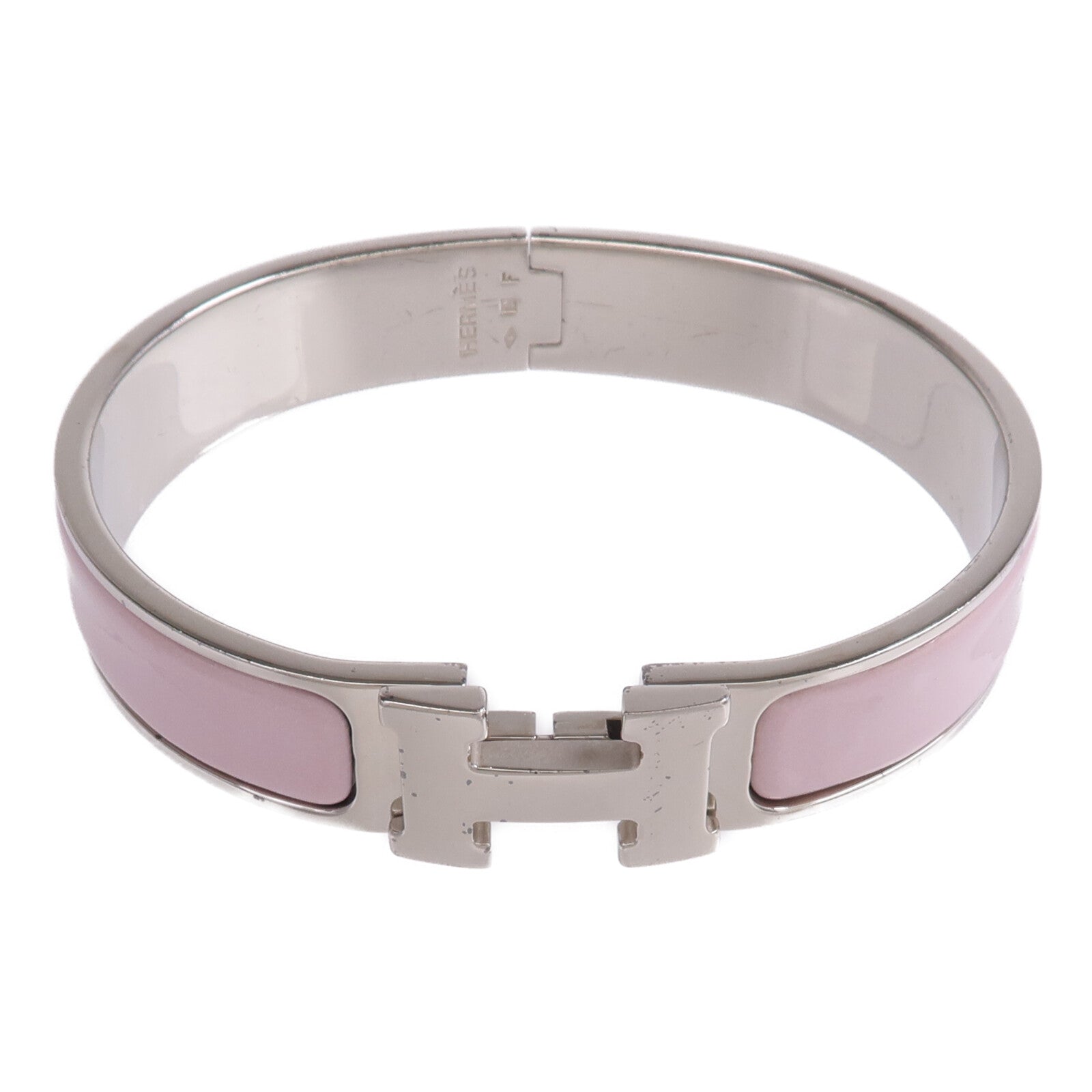 HERMES 金屬/琺瑯Clic H Bracelet手鐲