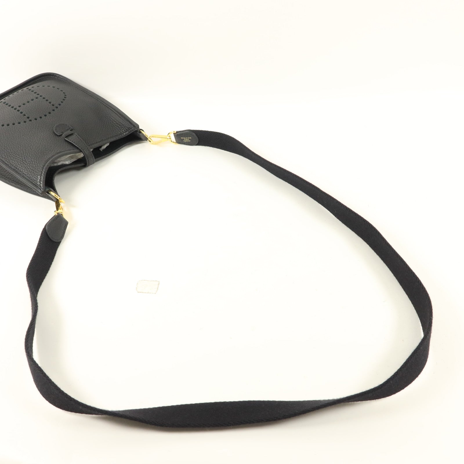 HERMES Clemence皮革Evelyne TPM肩背袋Noir
