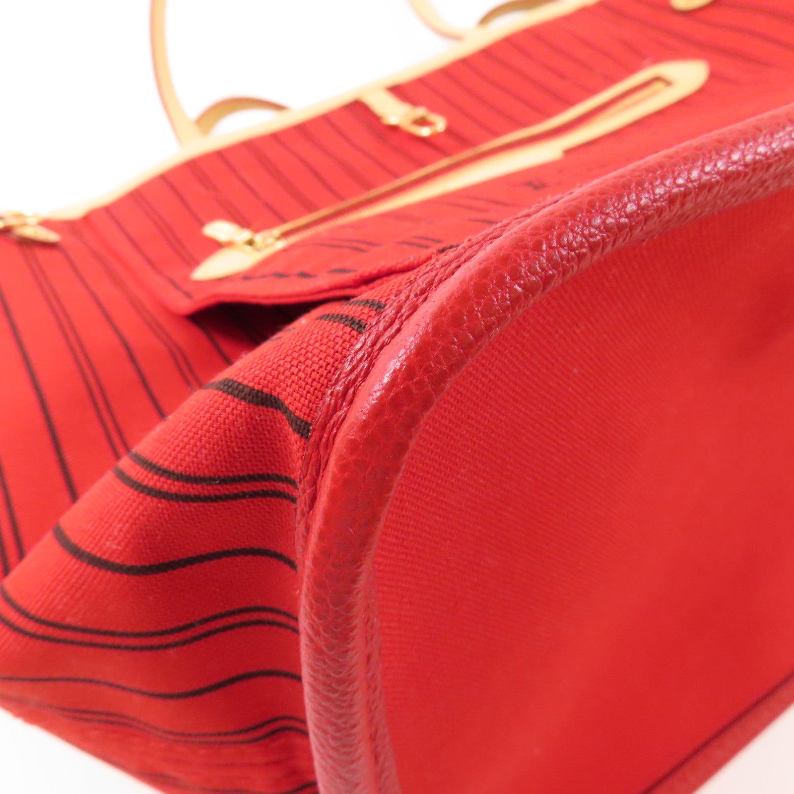 LOUIS VUITTON Monogram Neverfull Bandouliere Inside Out MM金扣手挽肩背兩用袋