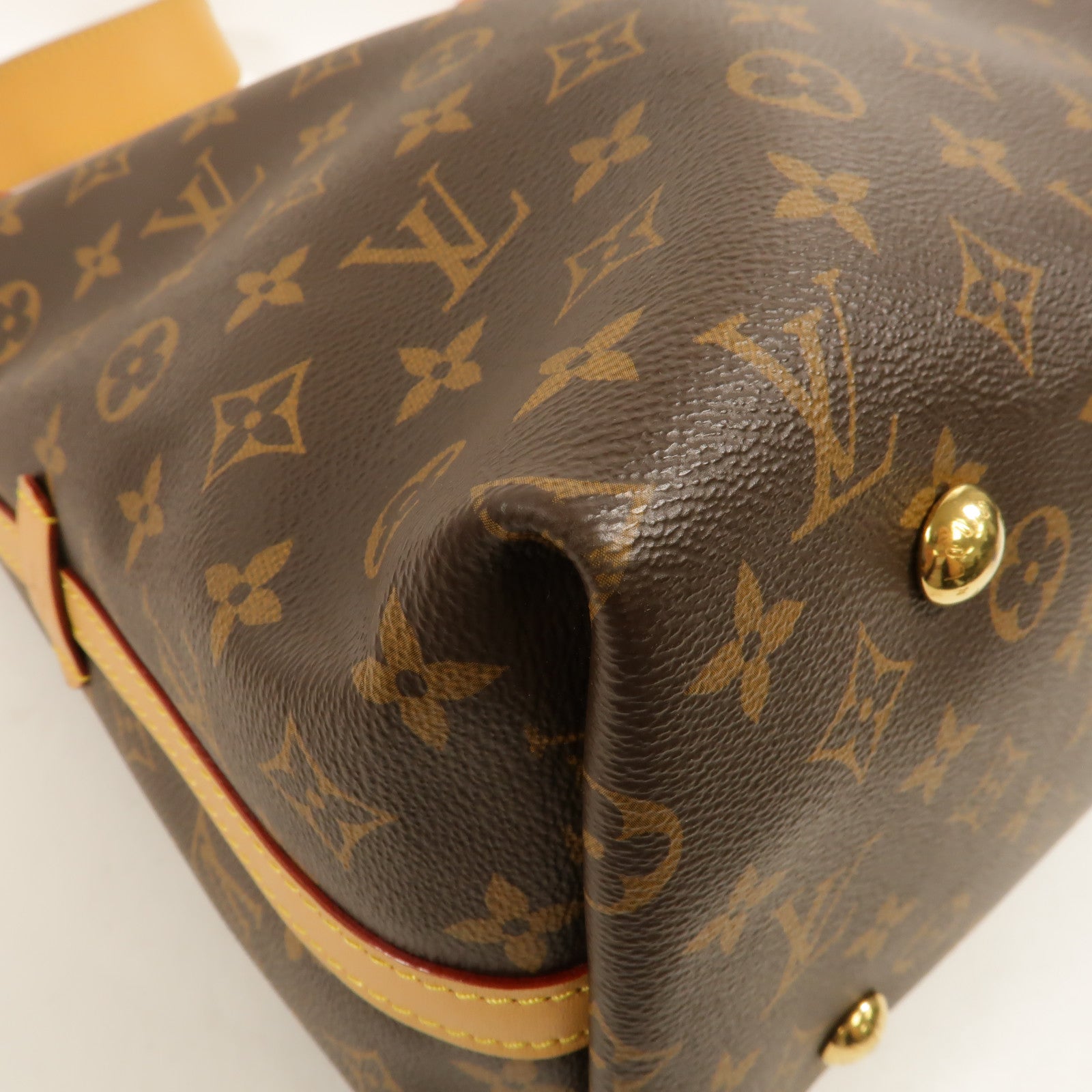 LOUIS VUITTON Monogram Carry All MM金扣肩背袋