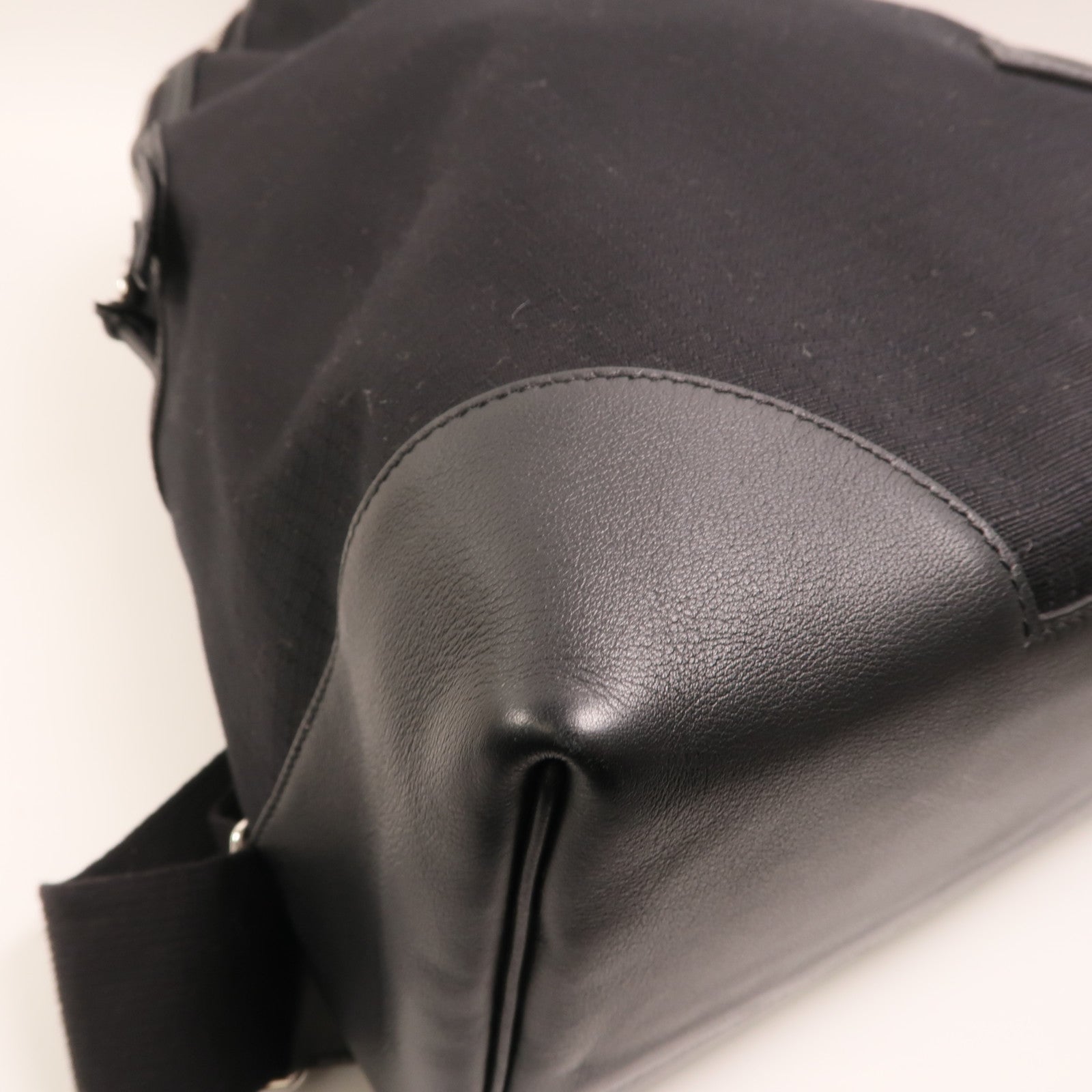 HERMES 帆布/Swift皮革Allback backpack銀扣背包