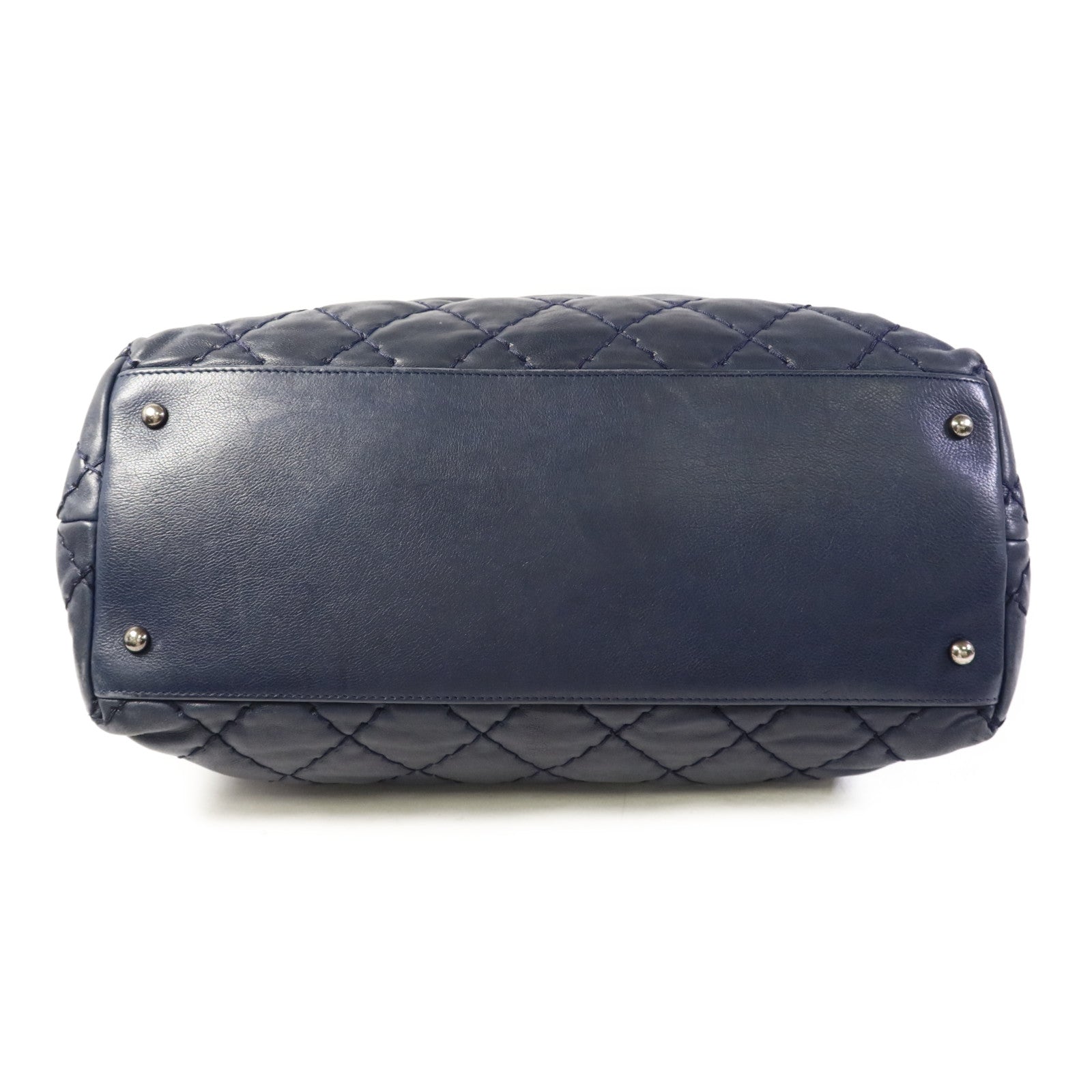 CHANEL 牛皮皮革Tote Bag鏈帶肩背袋