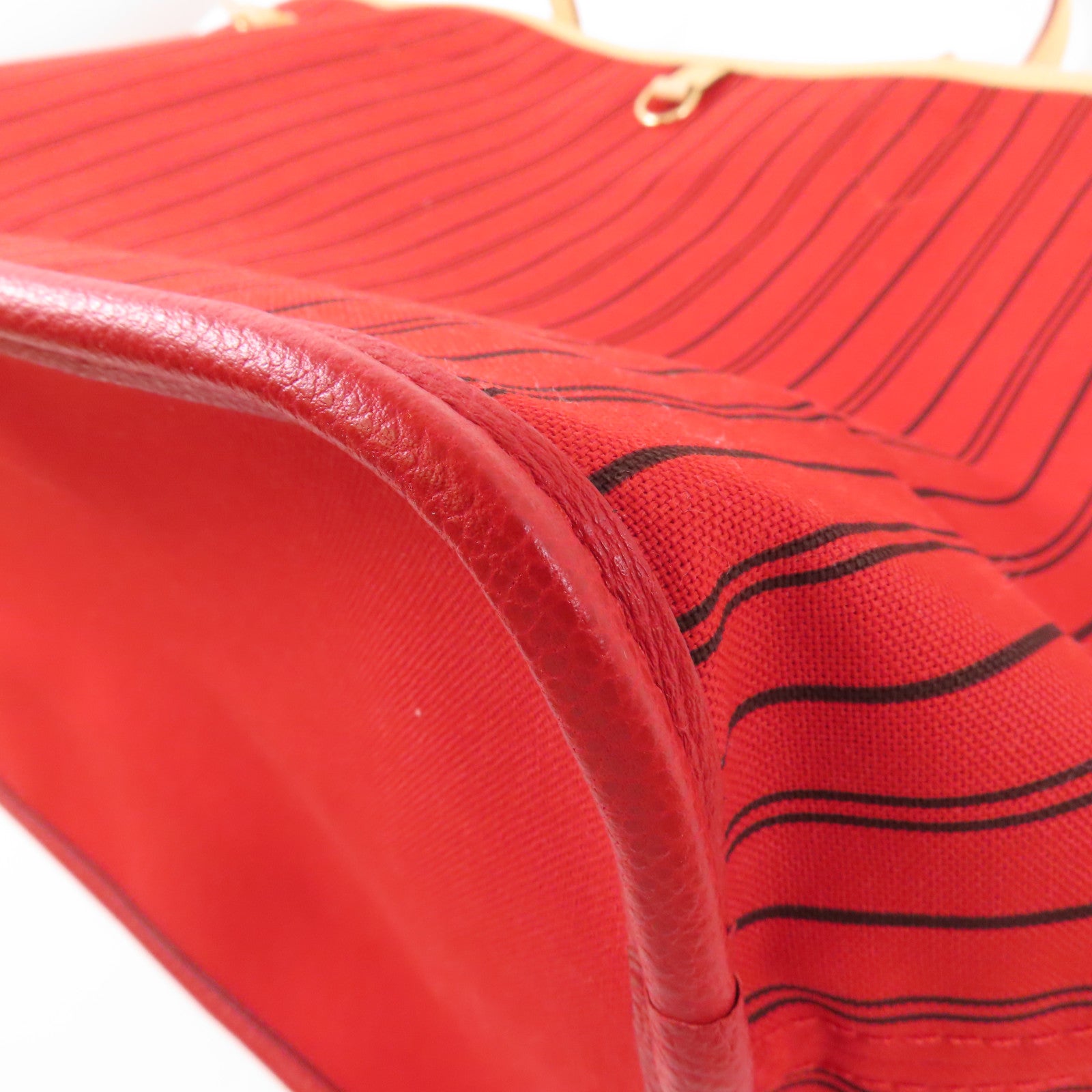 LOUIS VUITTON Monogram Neverfull Bandouliere Inside Out MM金扣手挽肩背兩用袋