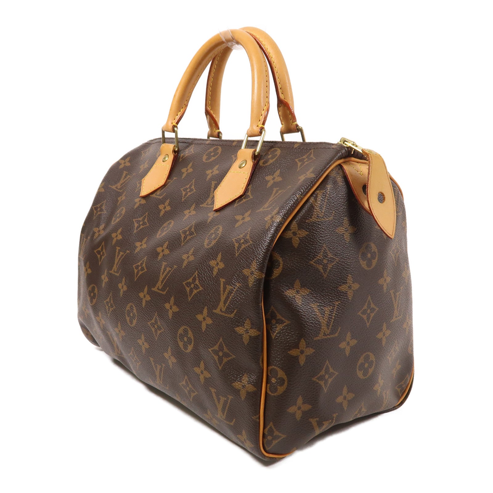 LOUIS VUITTON Monogram Speedy 30金扣手挽袋