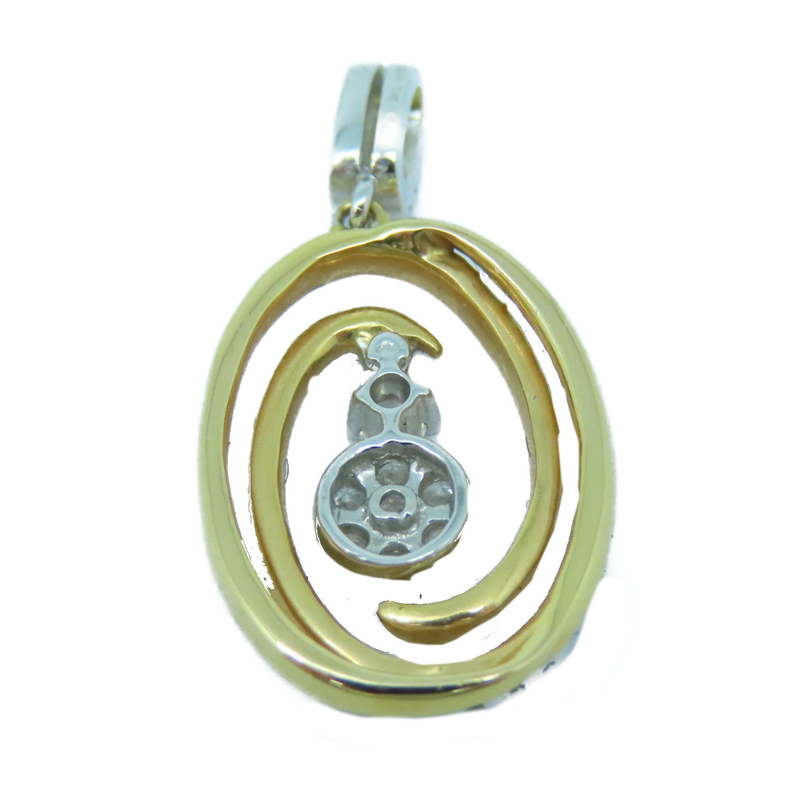 JEWELRY 【激減優惠】18K黃金Diamond Pendant 0.29ct鑽石吊墜