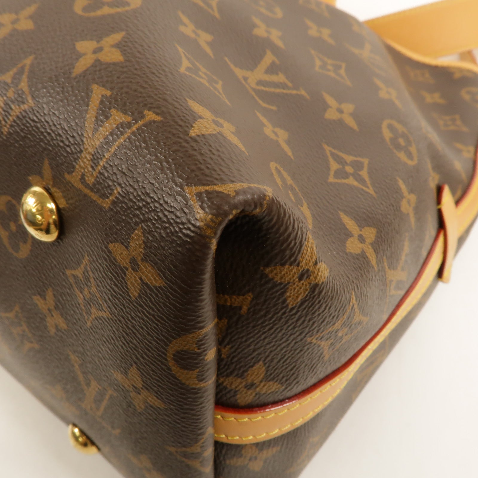 LOUIS VUITTON Monogram Carry All MM金扣肩背袋