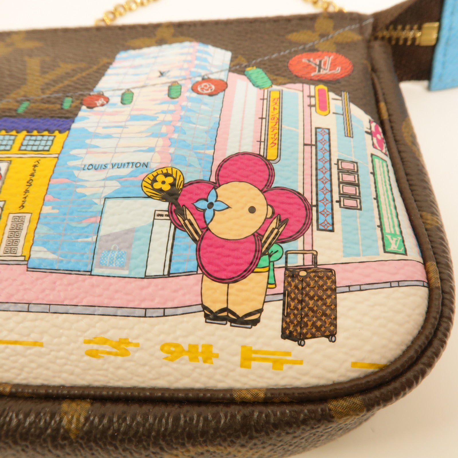 LOUIS VUITTON Monogram Vivienne MiniPochette Accessories手挽袋