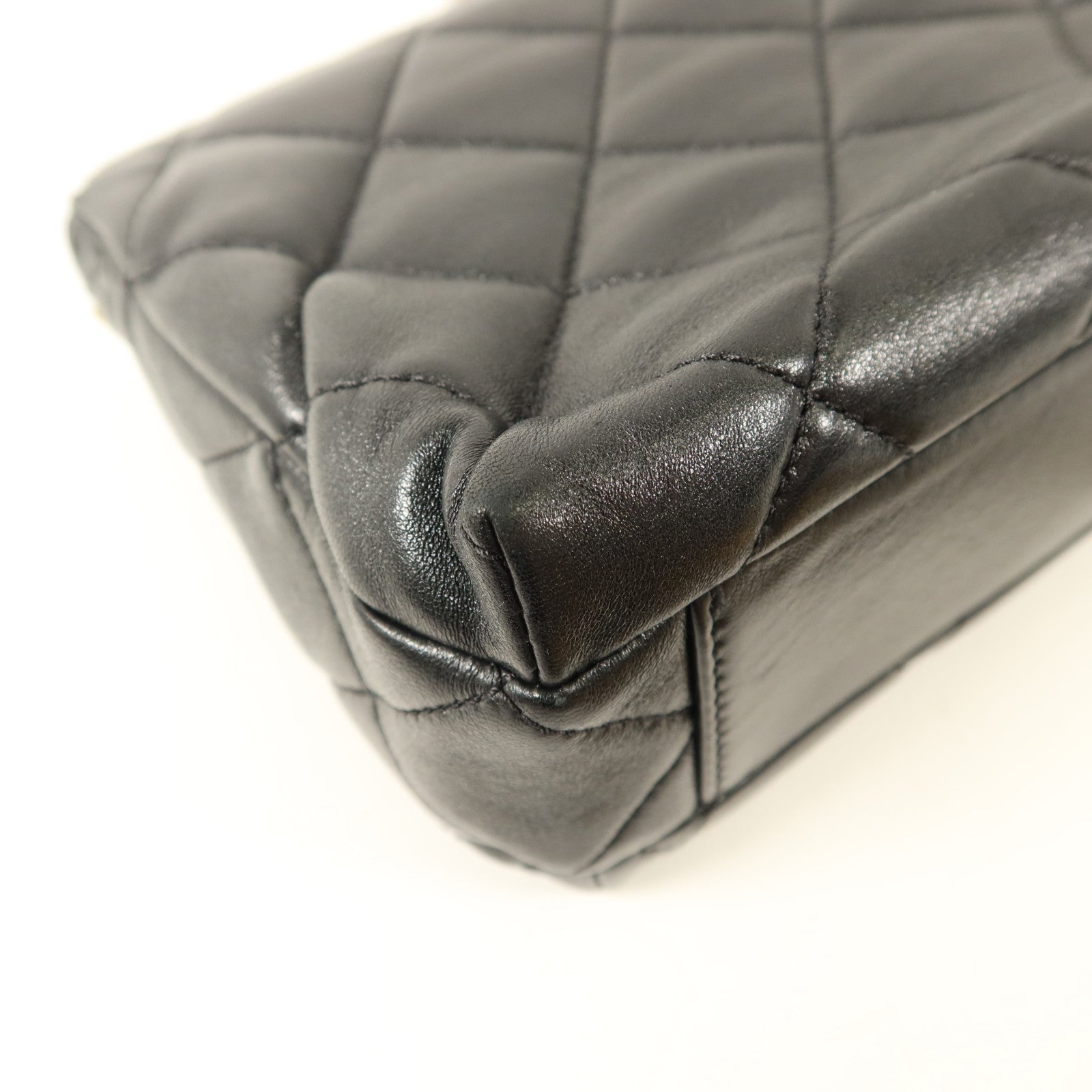 CHANEL 羊皮皮革Chain Shoulder Bag金扣鏈帶肩背袋