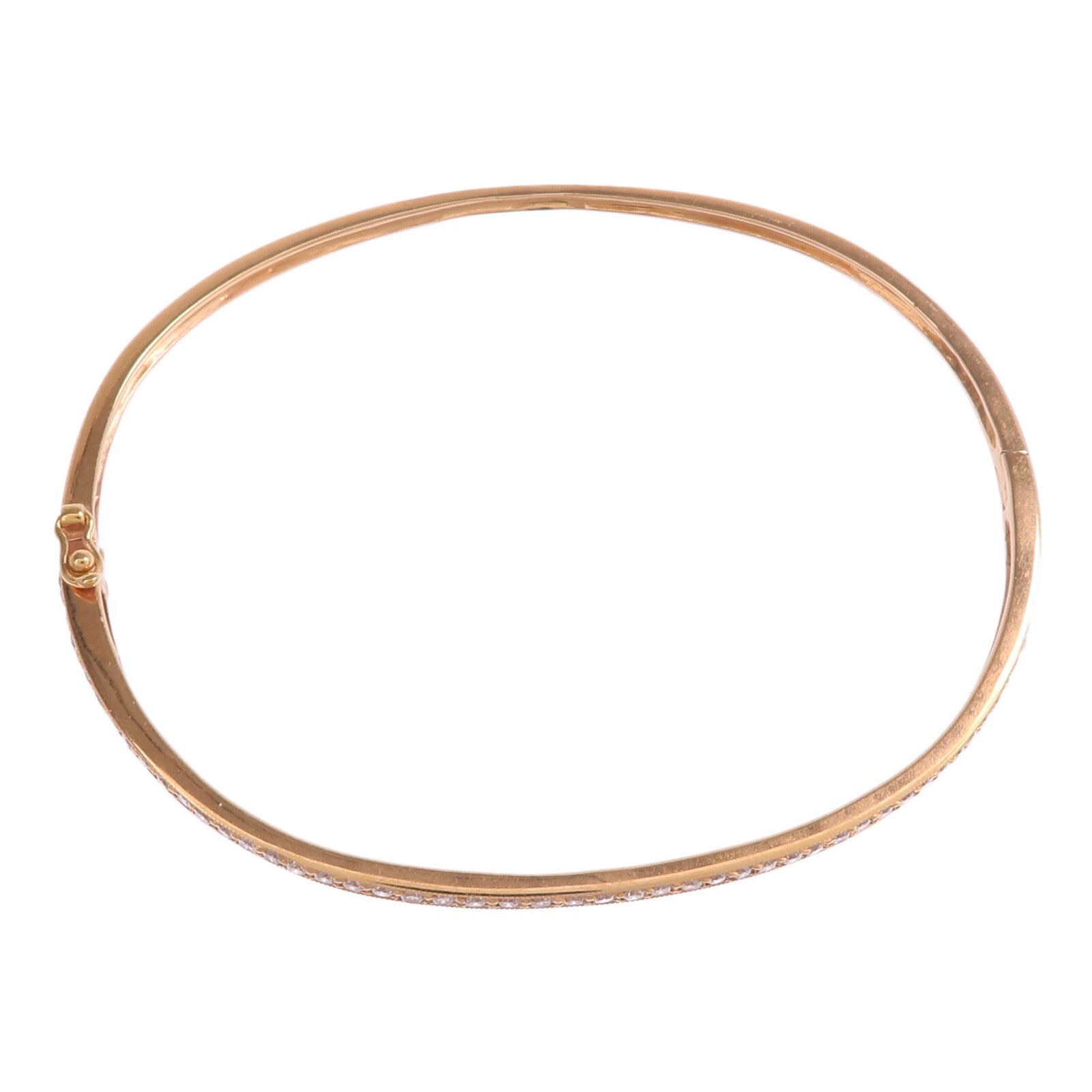 JEWELRY 18K玫瑰金Diamond Bangle Bracelet鑽石手鐲