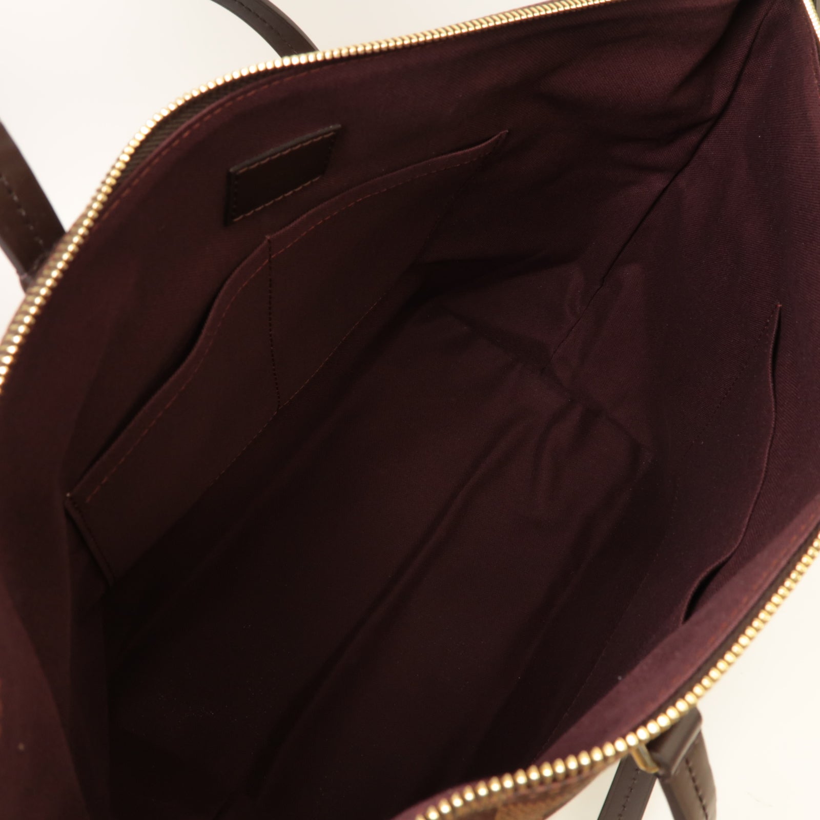 LOUIS VUITTON Damier Lena MM金扣肩背袋啡色
