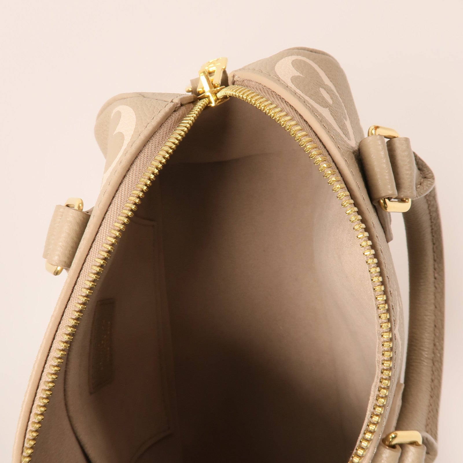 LOUIS VUITTON Monogram Empreinte Speedy Bandouliere 20金扣手挽肩背兩用袋