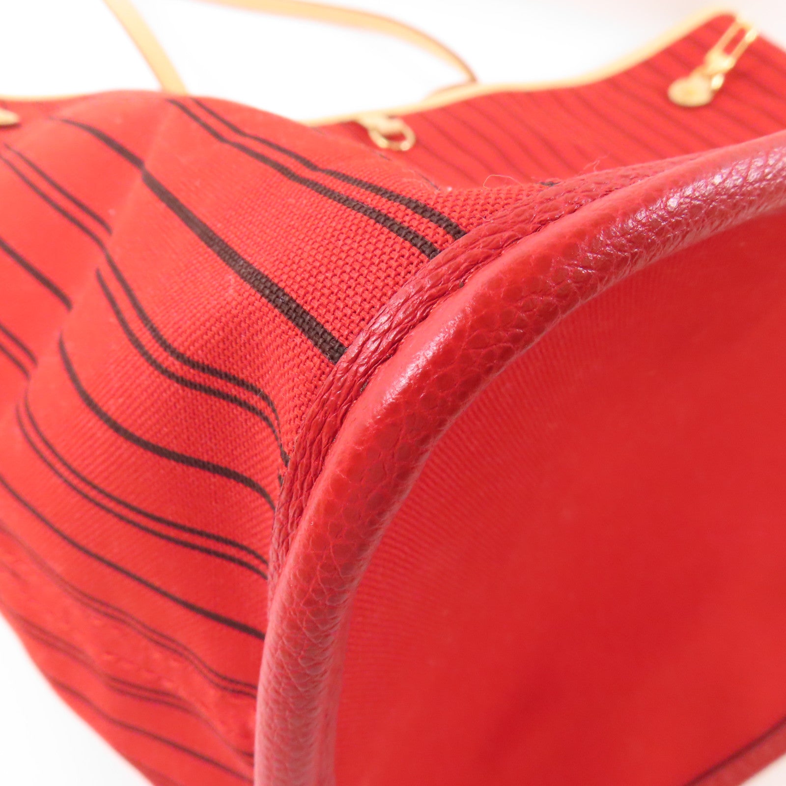 LOUIS VUITTON Monogram Neverfull Bandouliere Inside Out MM金扣手挽肩背兩用袋