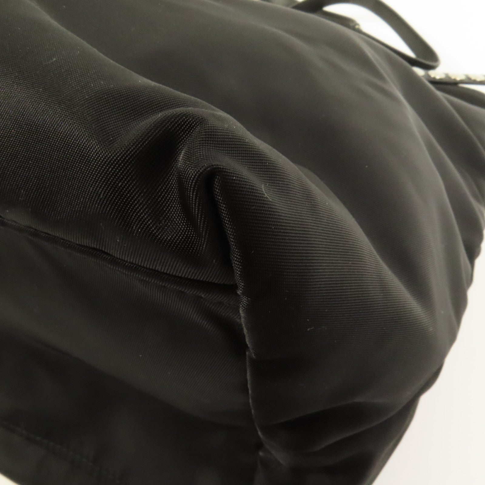 PRADA 尼龍Tote銀扣手挽肩背兩用袋