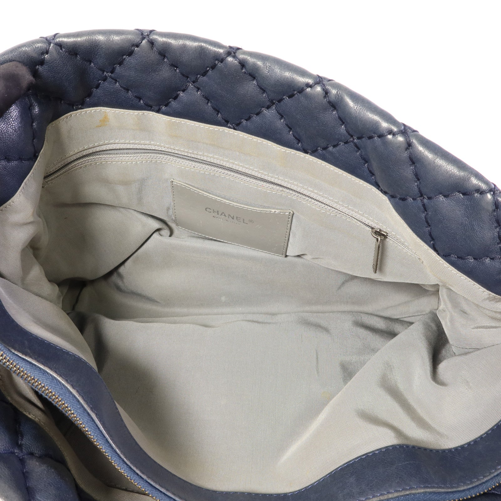 CHANEL 牛皮皮革Tote Bag鏈帶肩背袋