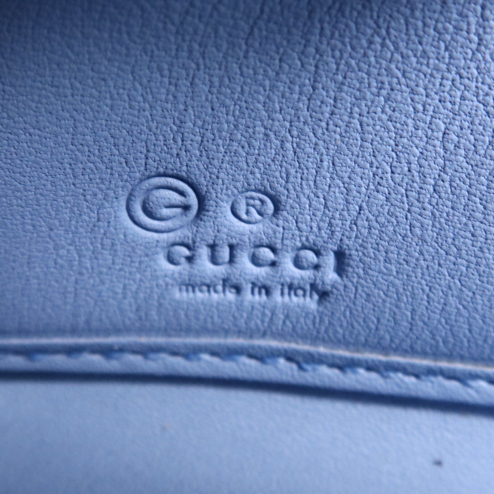 GUCCI 牛皮皮革Zipper Wallet金扣長錢包