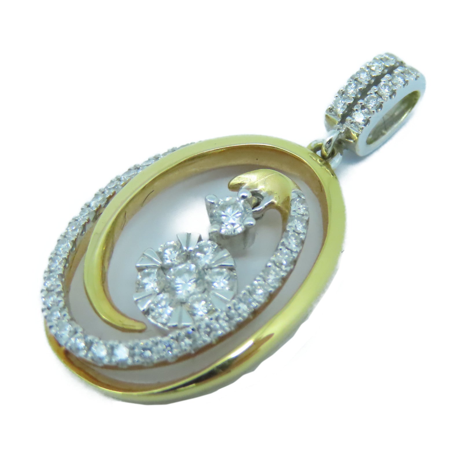 JEWELRY 【激減優惠】18K黃金Diamond Pendant 0.29ct鑽石吊墜