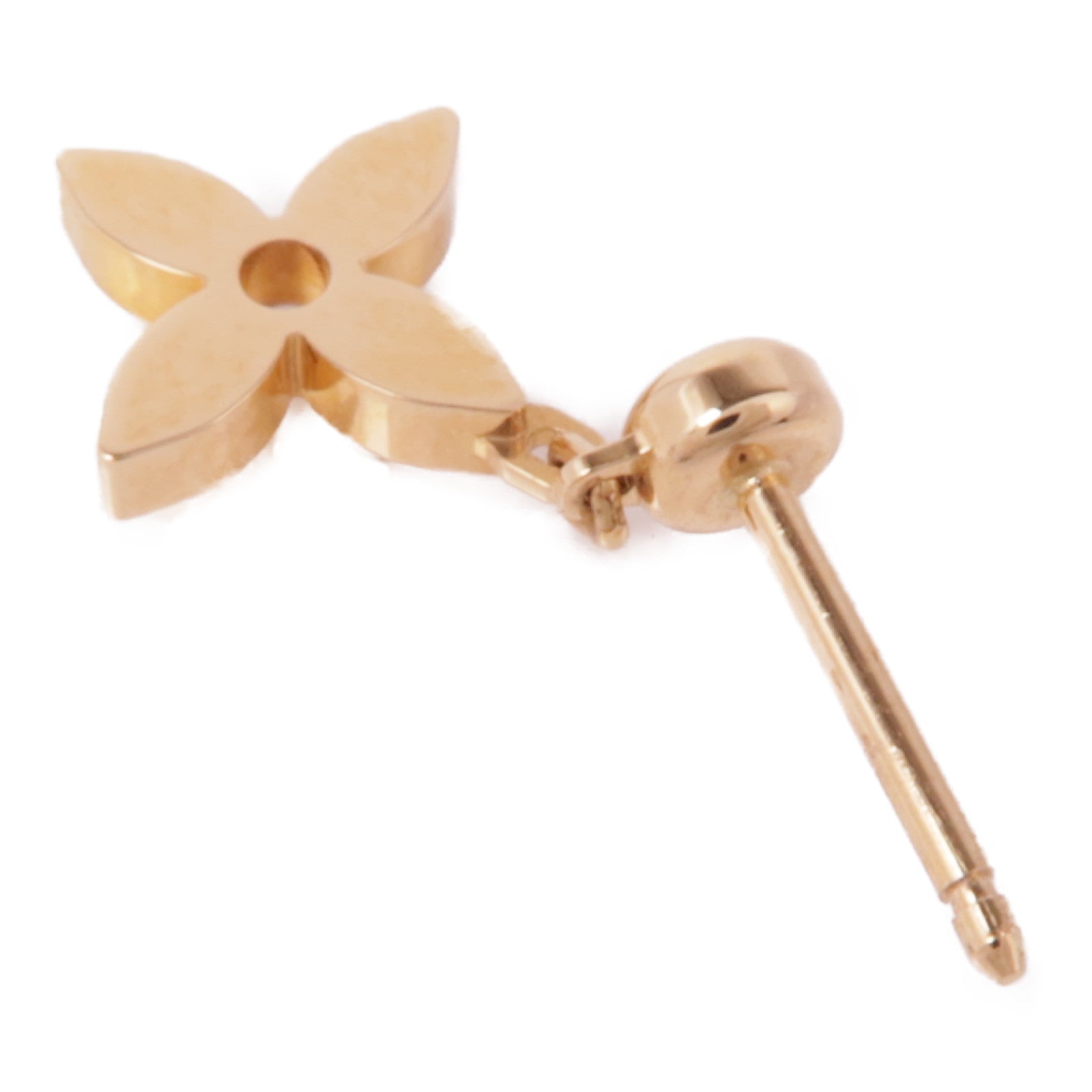 LOUIS VUITTON 18K玫瑰金Idylle Blossom Ear Stud鑽石耳環