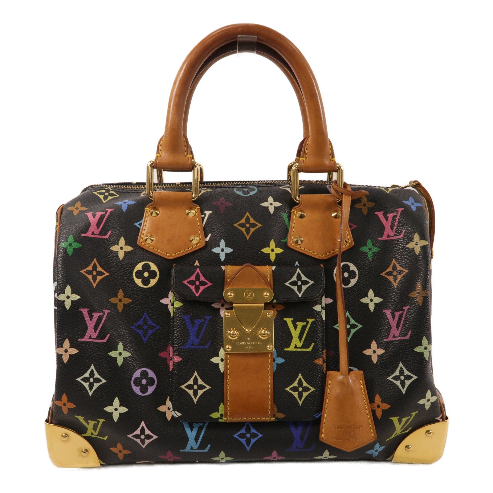 LOUIS VUITTON Monogram Multicolor Speedy 30手挽袋