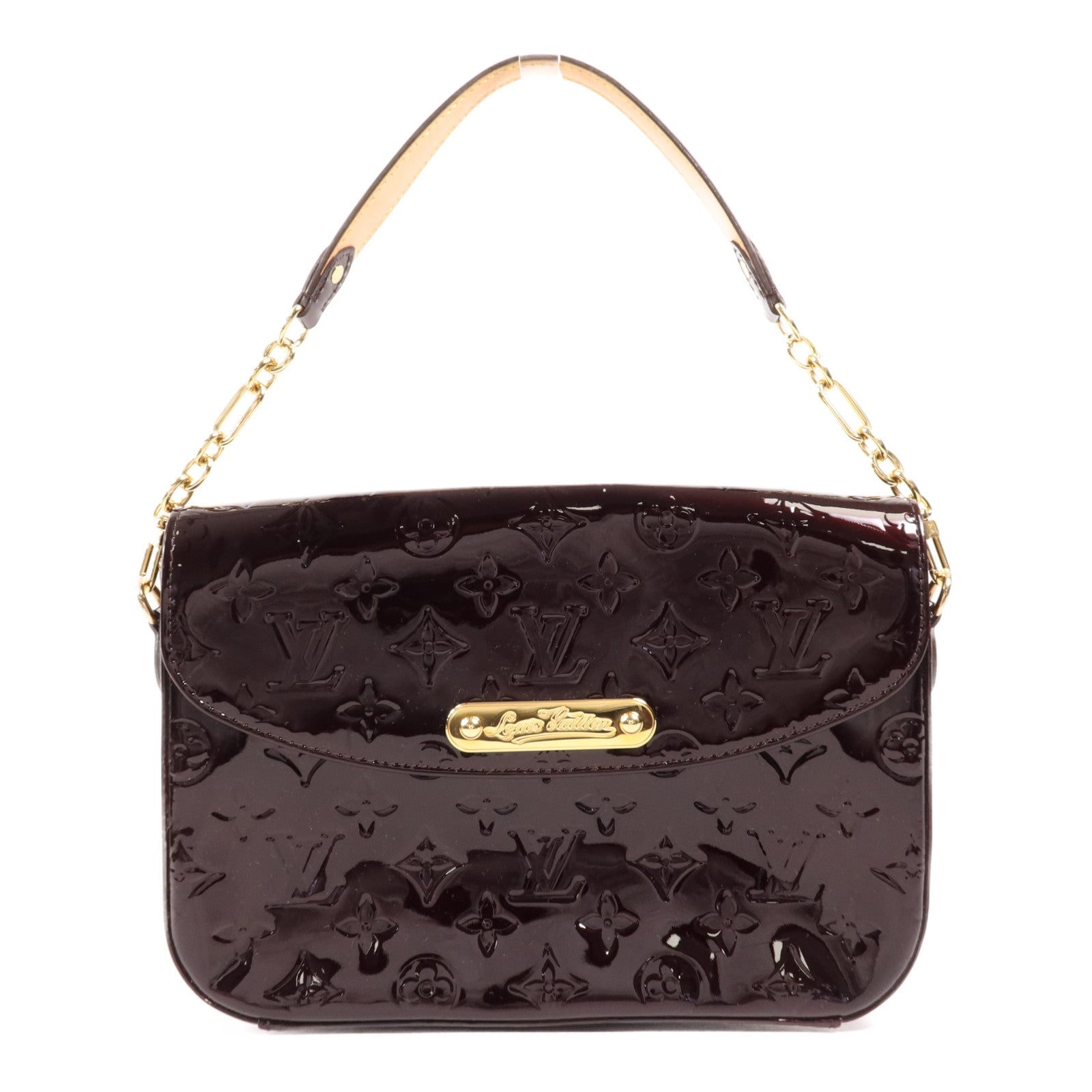 LOUIS VUITTON Vernis Rodeo Drive金扣肩背袋