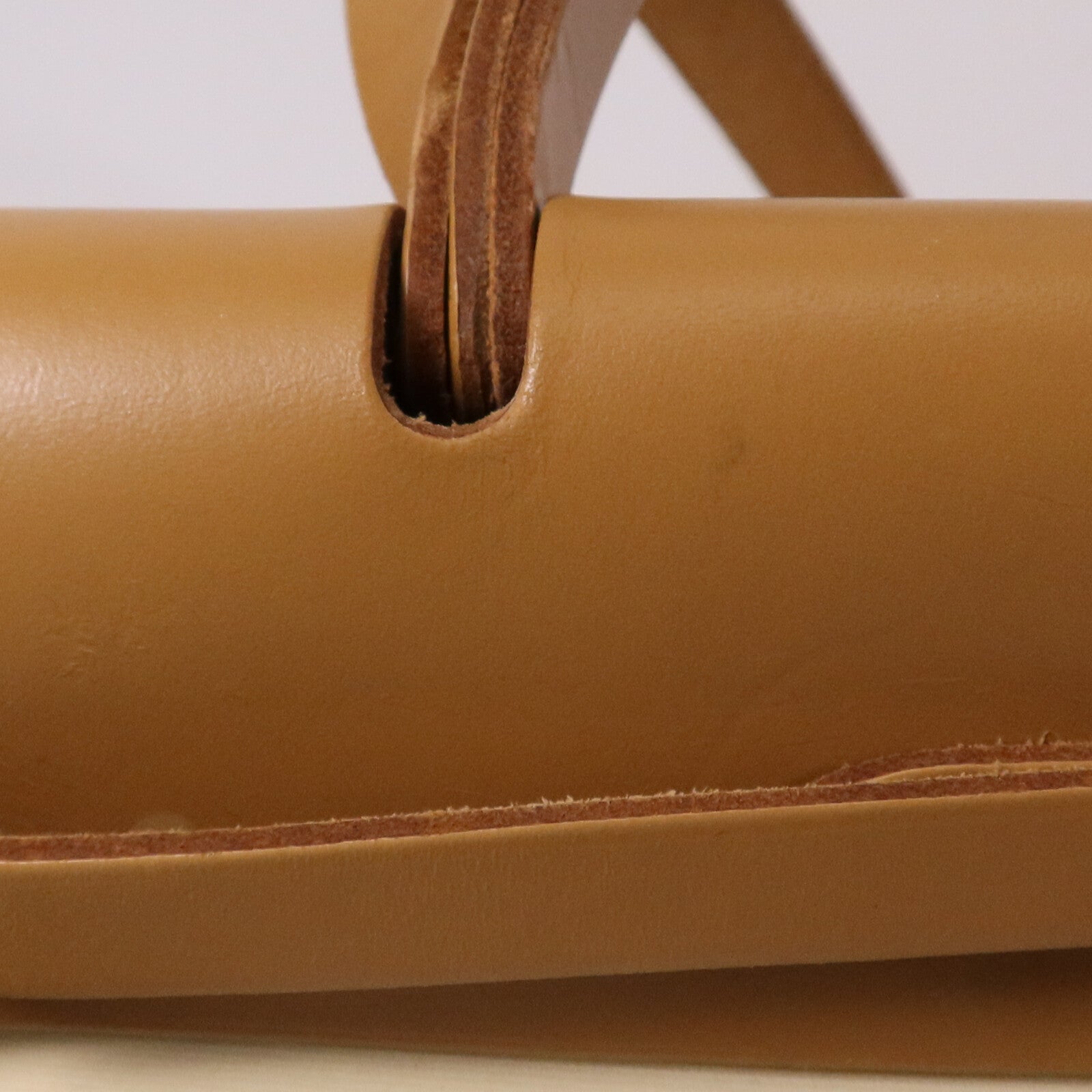 HERMES 帆布Herbag PM手挽肩背兩用袋Gold/Vanille