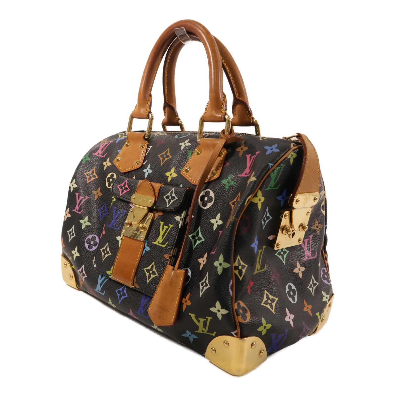 LOUIS VUITTON Monogram Multicolor Speedy 30手挽袋