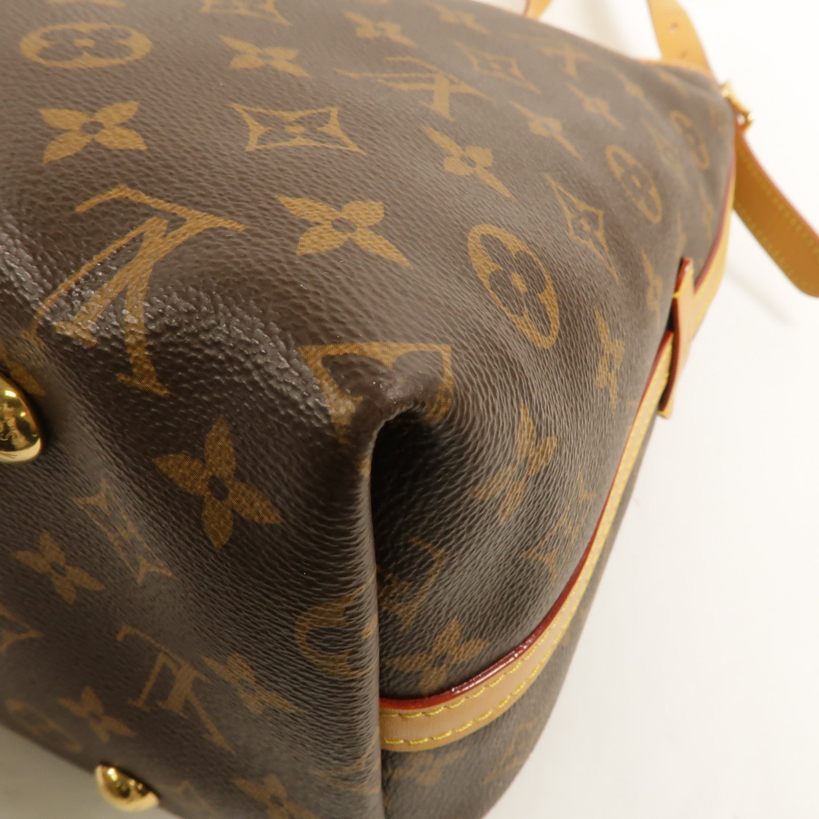 LOUIS VUITTON Monogram Carry All MM金扣肩背袋