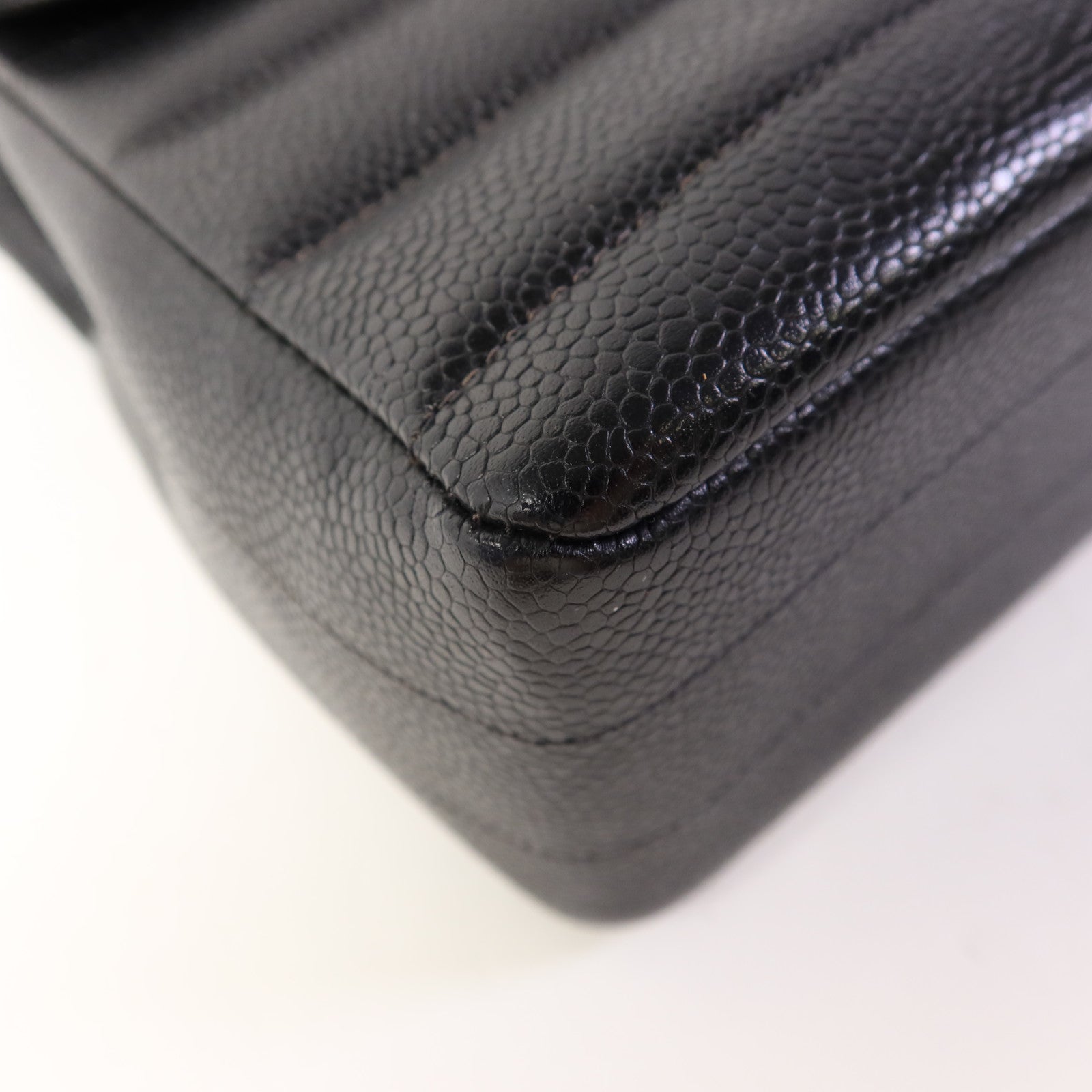 CHANEL 牛皮皮革Vintage Chain Shoulder金扣肩背袋