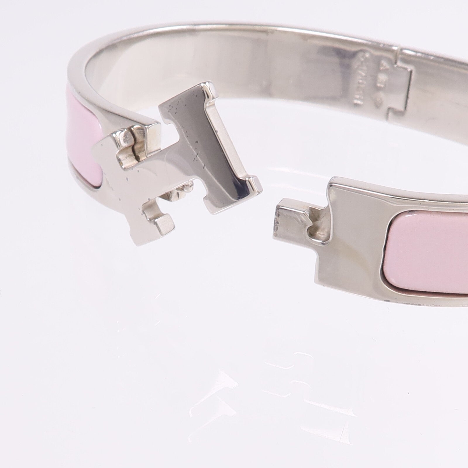 HERMES 金屬/琺瑯Clic H Bracelet手鐲