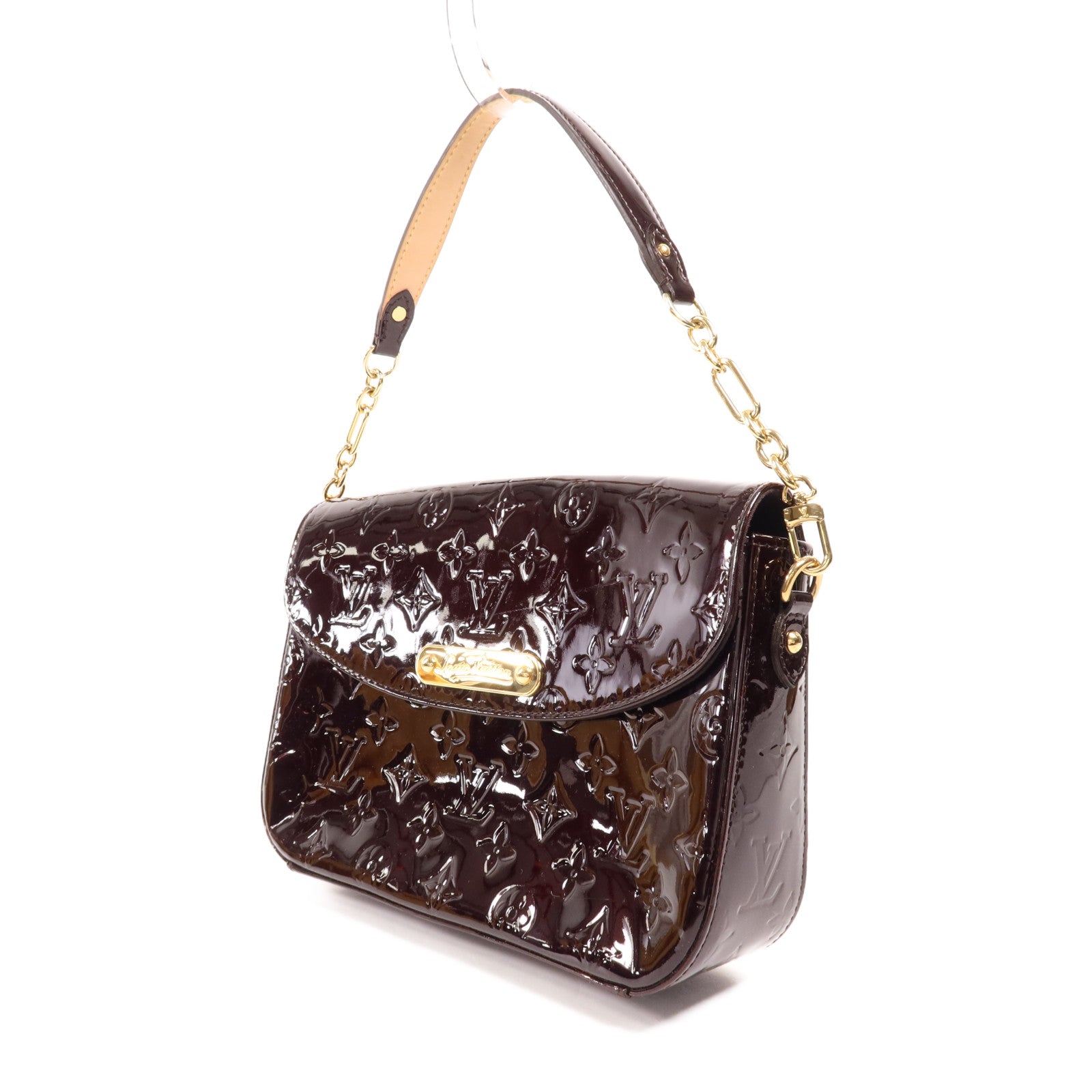 LOUIS VUITTON Vernis Rodeo Drive金扣肩背袋