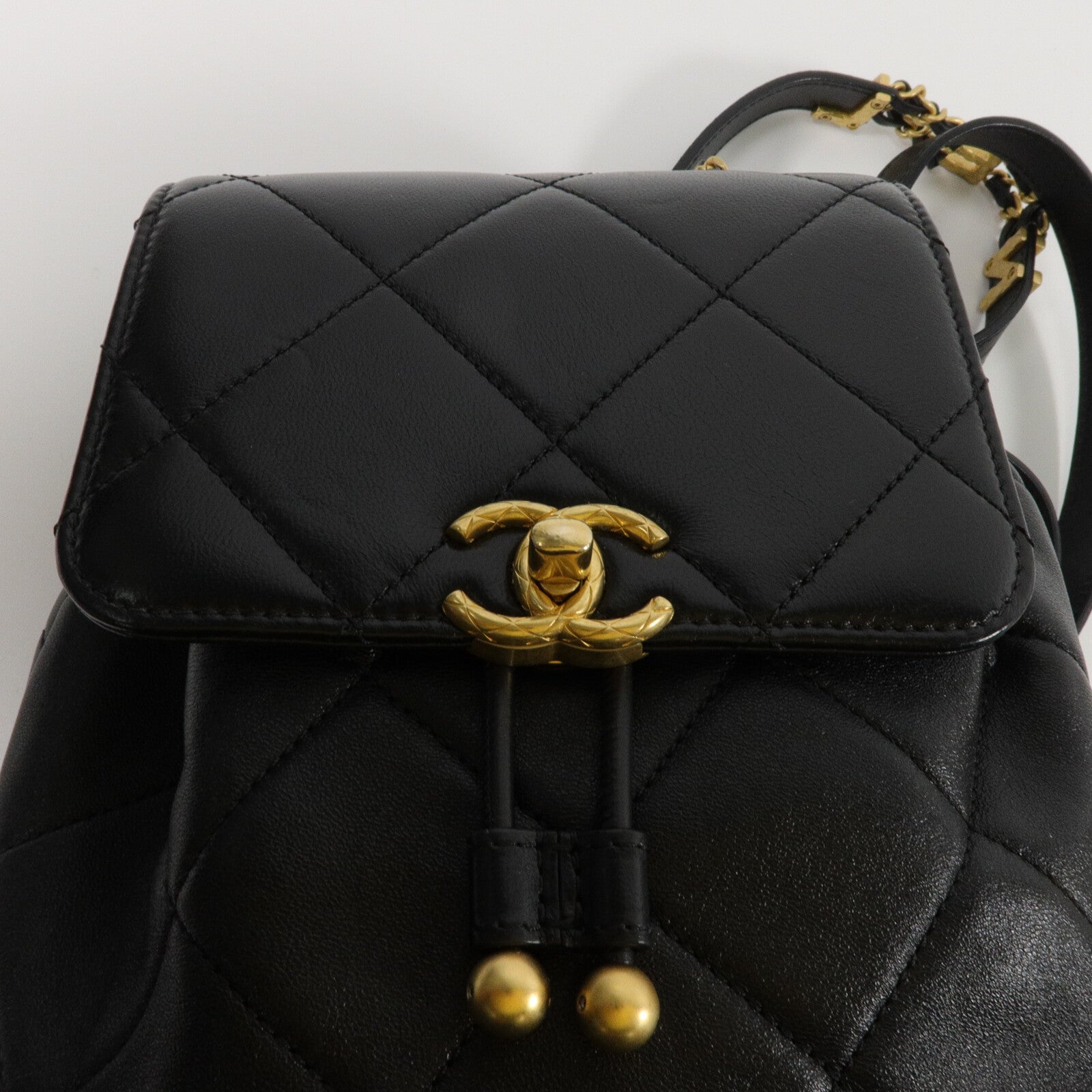 CHANEL 牛皮皮革Backpack背包