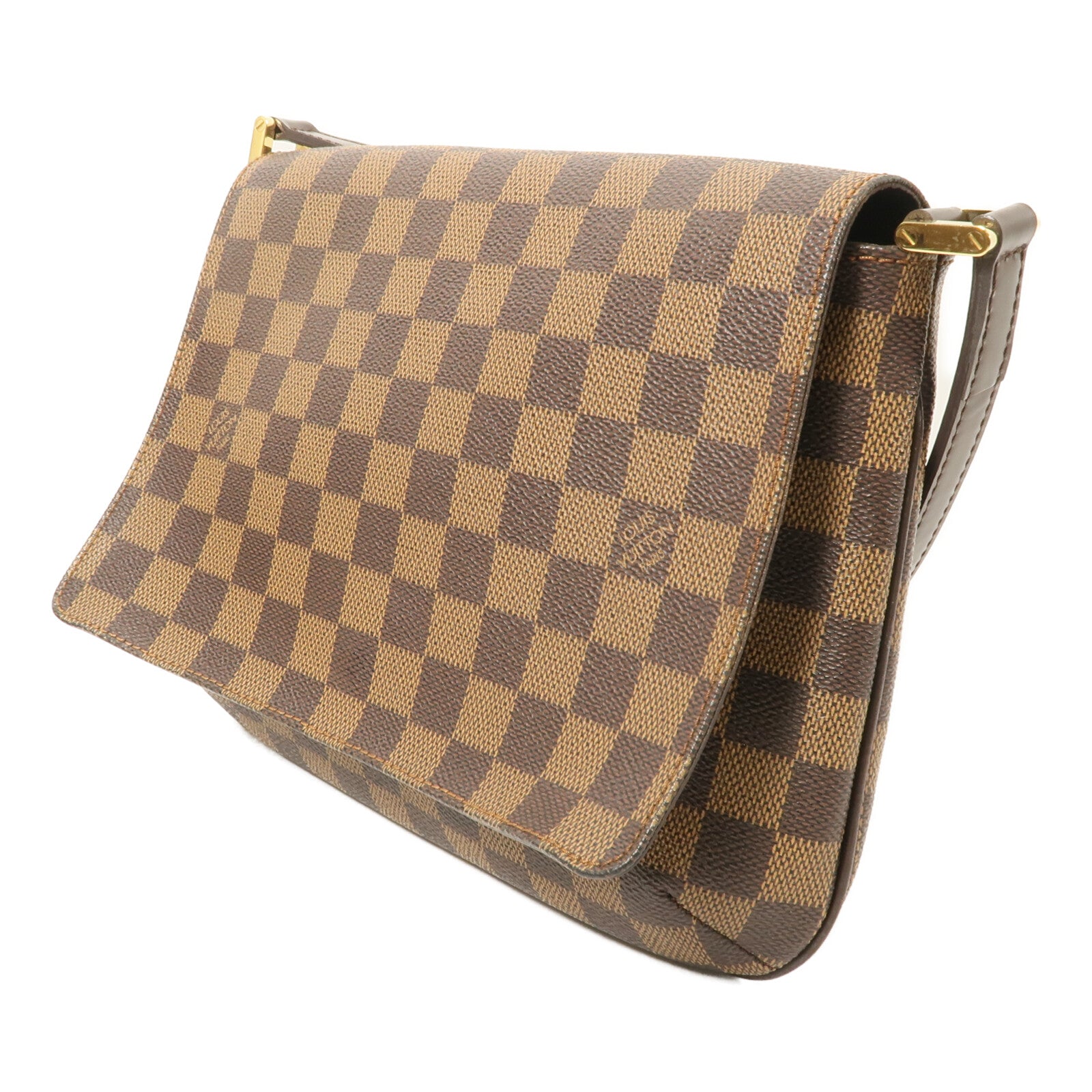 LOUIS VUITTON Damier Musette Tango肩背袋棕色