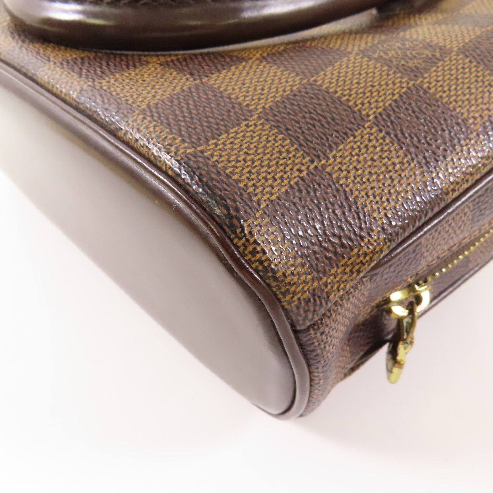 LOUIS VUITTON Damier Sarria Mini金扣手挽袋