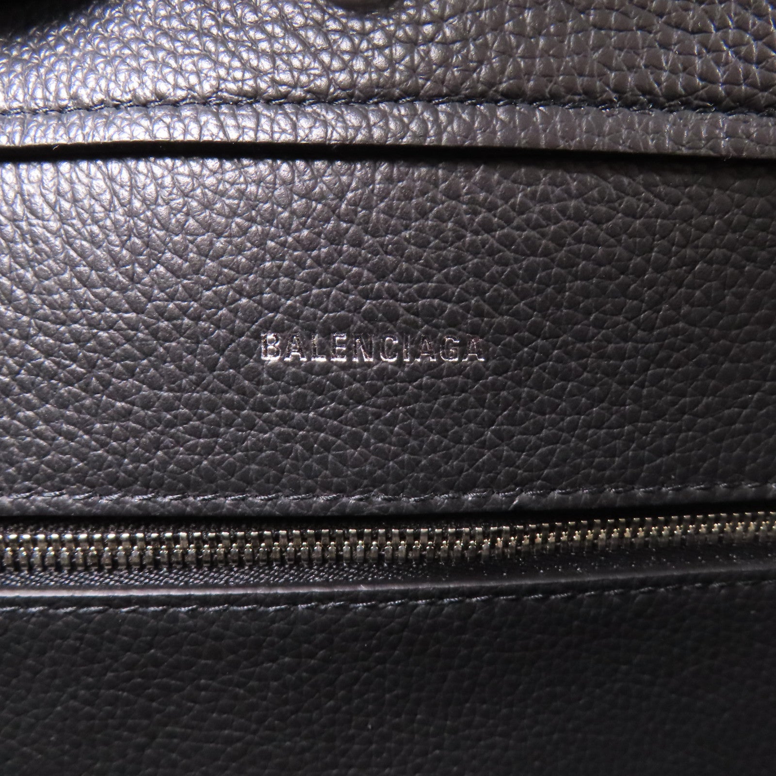 BALENCIAGA 牛皮皮革Everyday North South Tote銀扣手挽肩背兩用袋