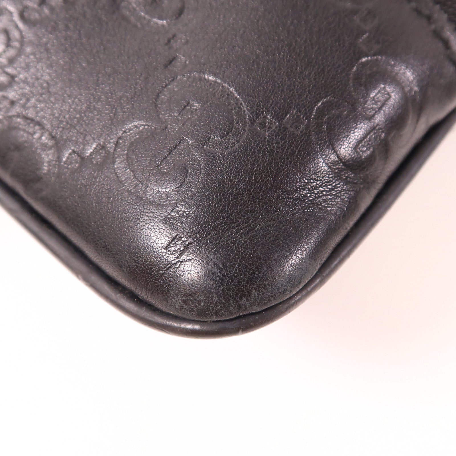 GUCCI 【激減優惠】帆布Shoulder Bag銀扣肩背袋