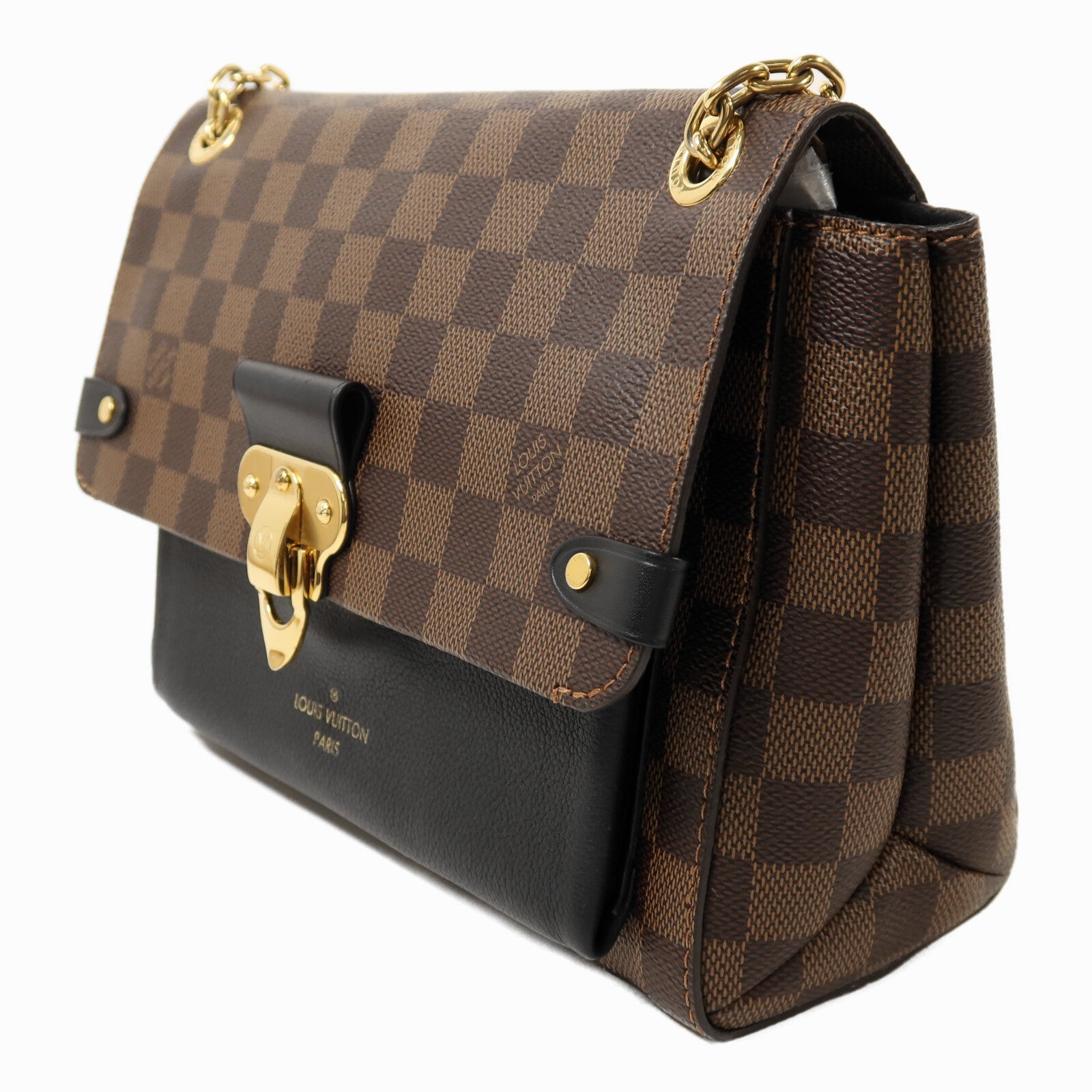 LOUIS VUITTON 【激減優惠】Damier Vavin PM金扣鏈帶肩背袋