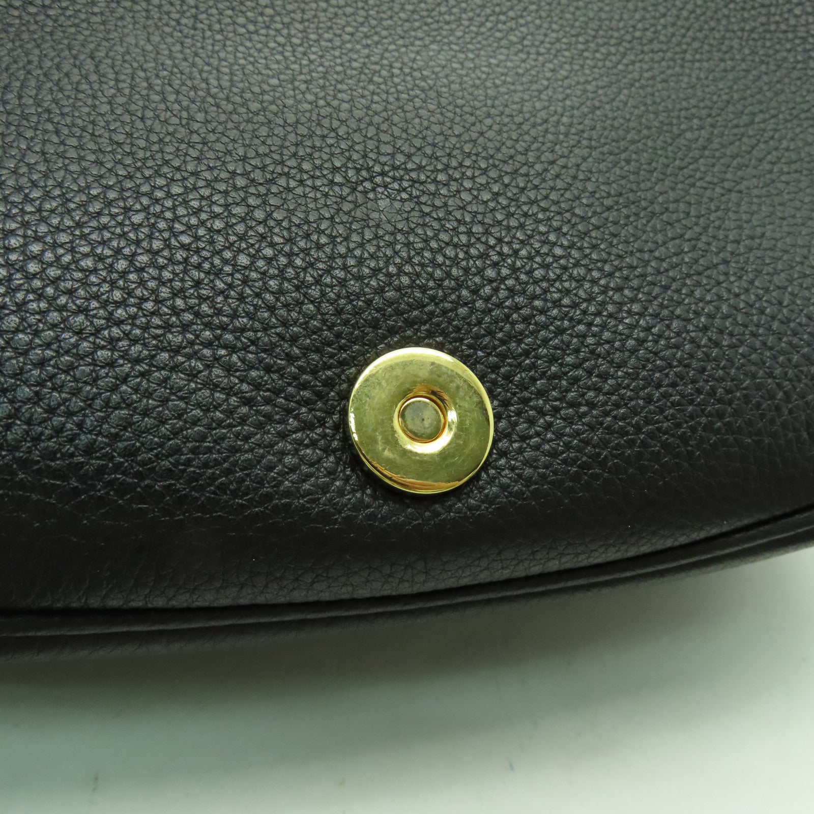 Dior 牛皮皮革Bobby金扣肩背袋黑色
